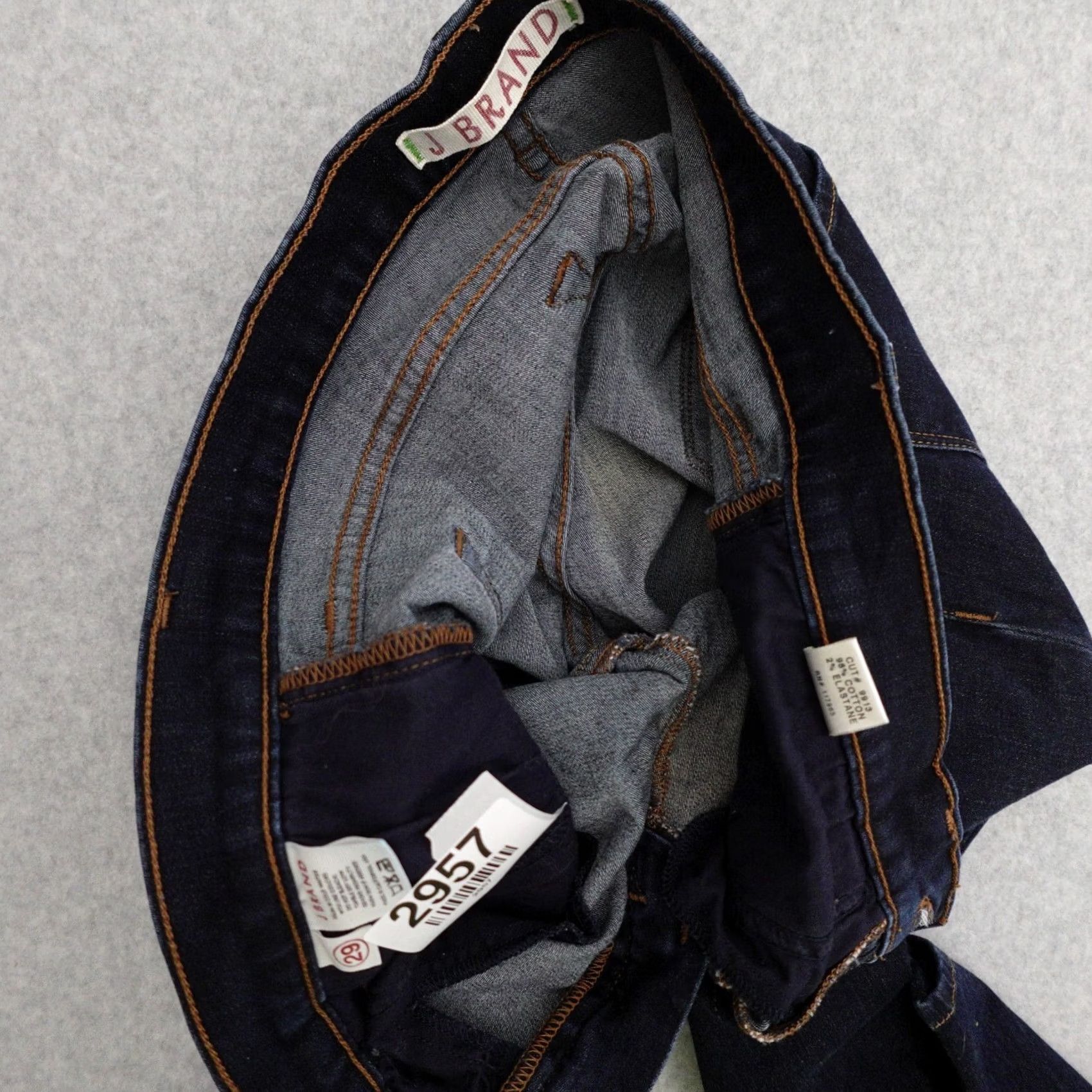 J Brand J Brand MARIA Jeans Womens 29 Dark Blue Denim Starless Size 29" - 3 Thumbnail