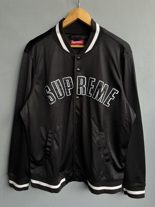 Supreme mesh varsity outlet jacket