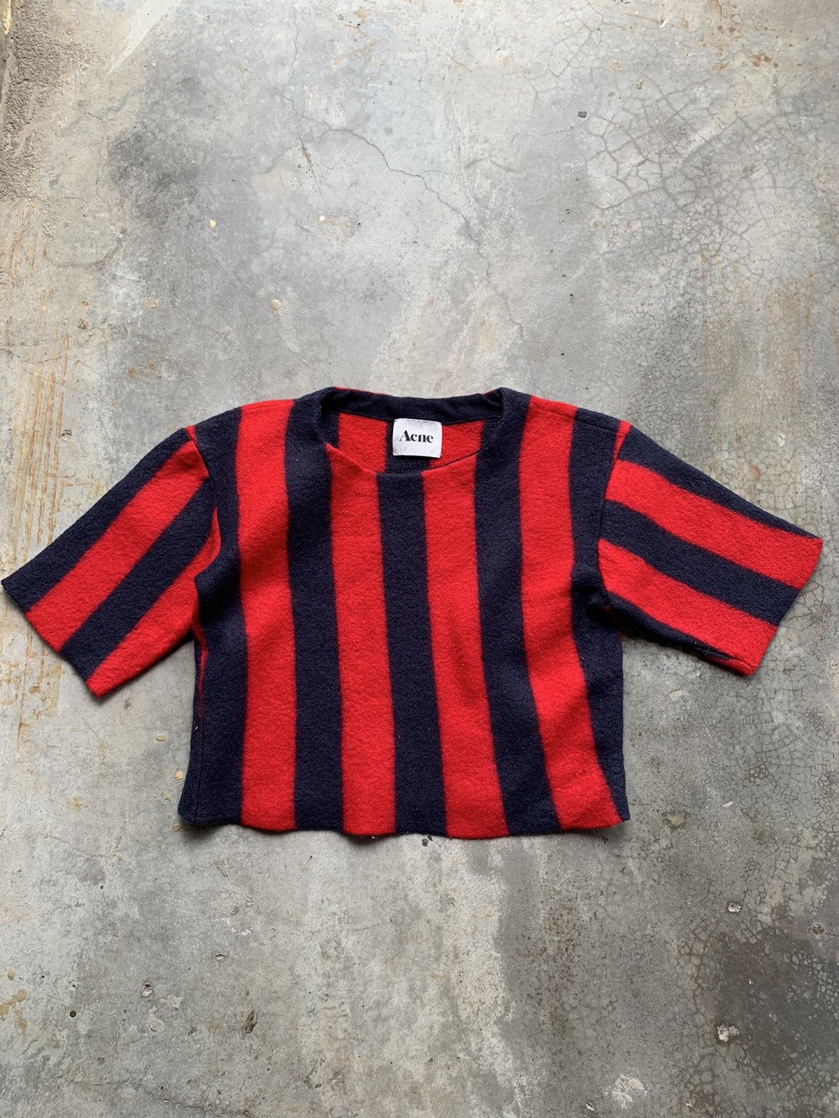 Acne Studios Acne Cropped Wool Sweater Size S / US 4 / IT 40 - 1 Thumbnail