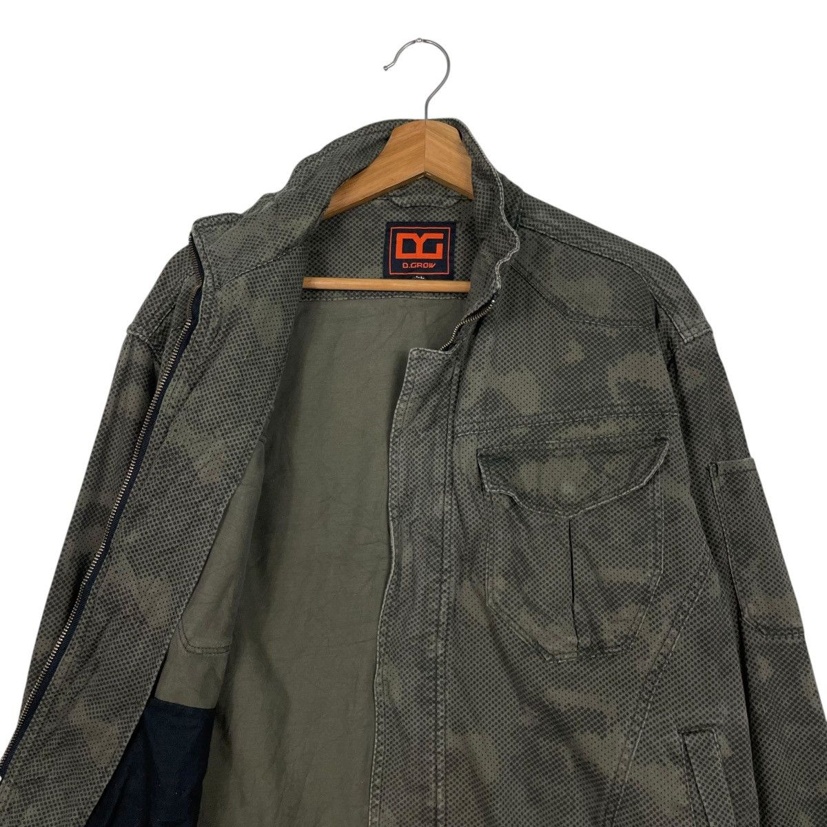 Japanese Brand Japanese Brand D.Grow Camo Zipper Jacket Size US M / EU 48-50 / 2 - 10 Thumbnail