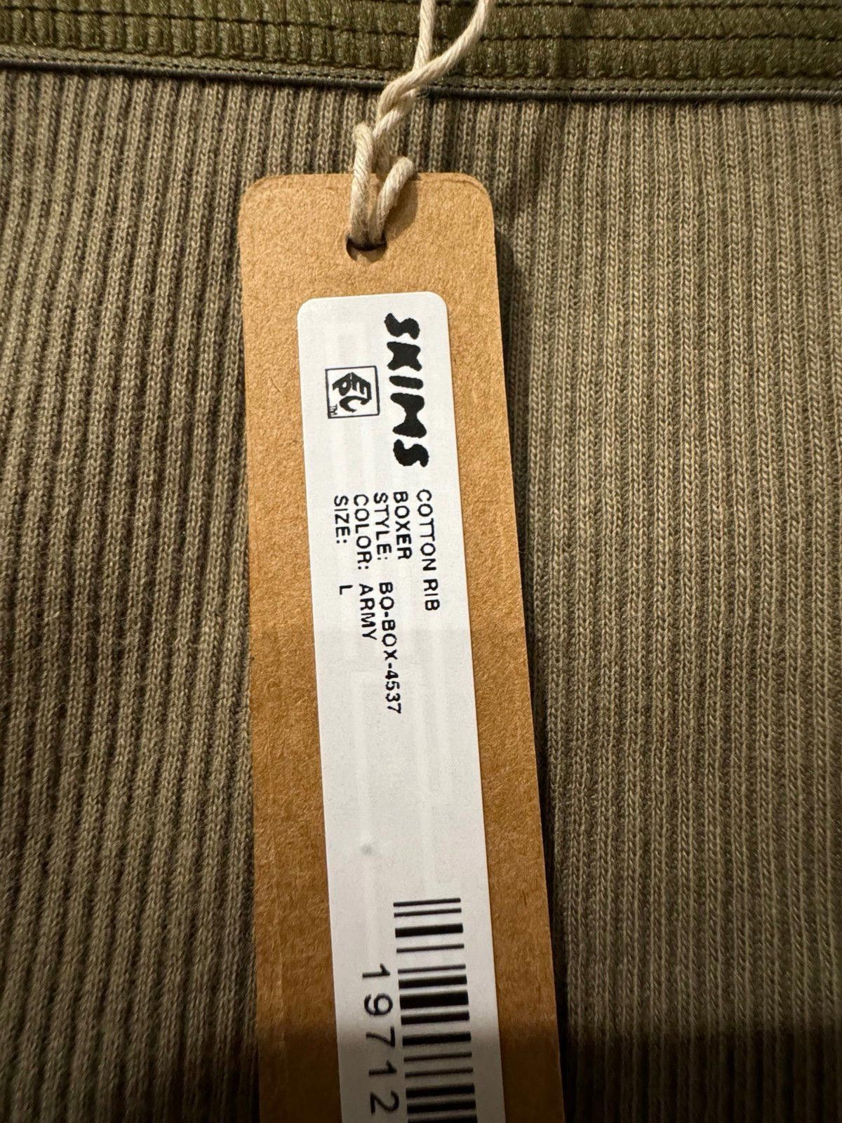 Kim Kardashian Skims Cotton rib Boxers Army Size 36" / US 14 / IT 50 - 4 Thumbnail