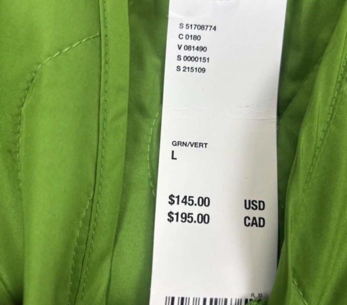 Stussy Stussy Women Green Quilted Jacket Size Large NWT Size L / US 10 / IT 46 - 3 Thumbnail