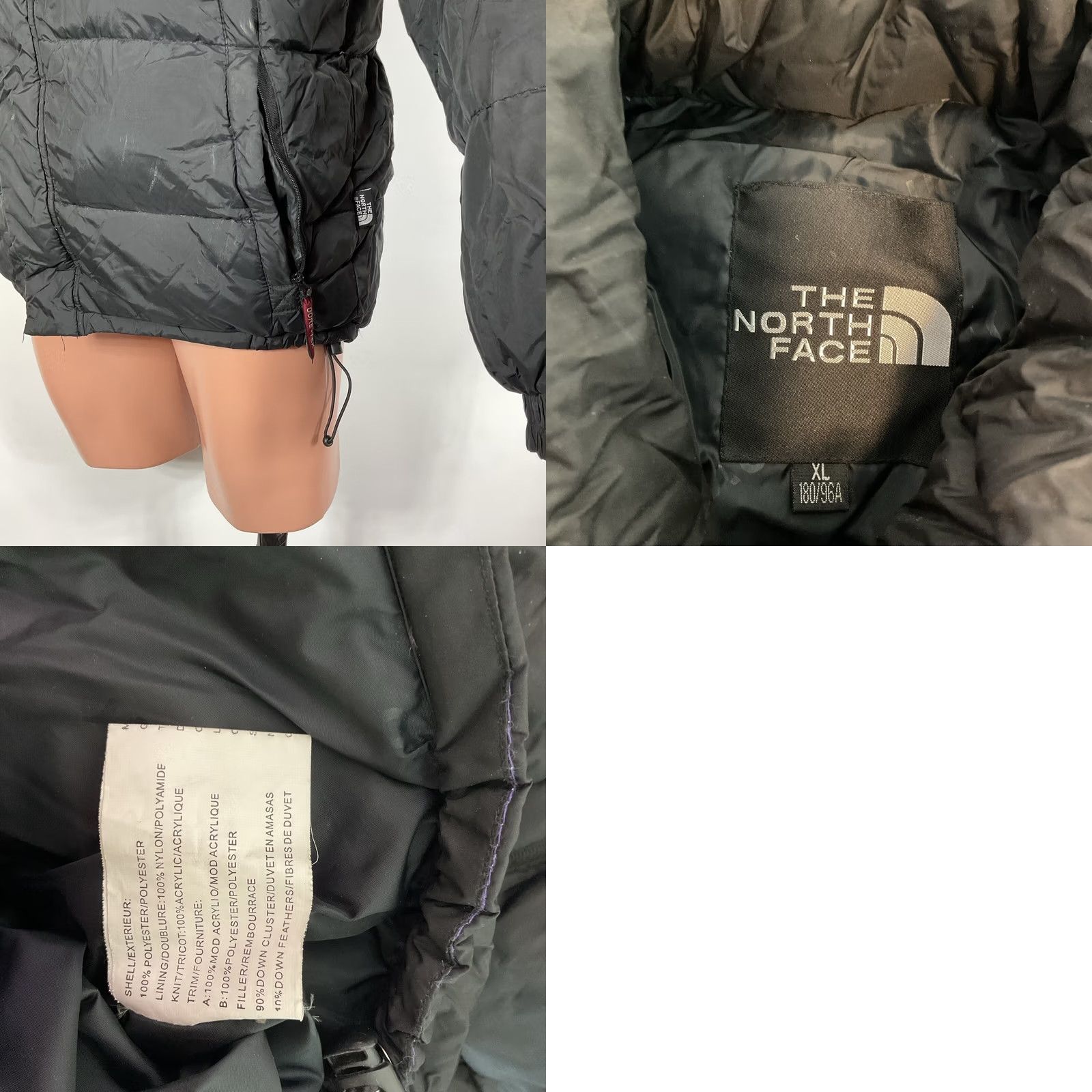 The North Face VINTAGE The North Face Summit Series XCR Black Down Gore-Tex Puffer Jacket XL 180/96A Size US XL / EU 56 / 4 - 9 Thumbnail