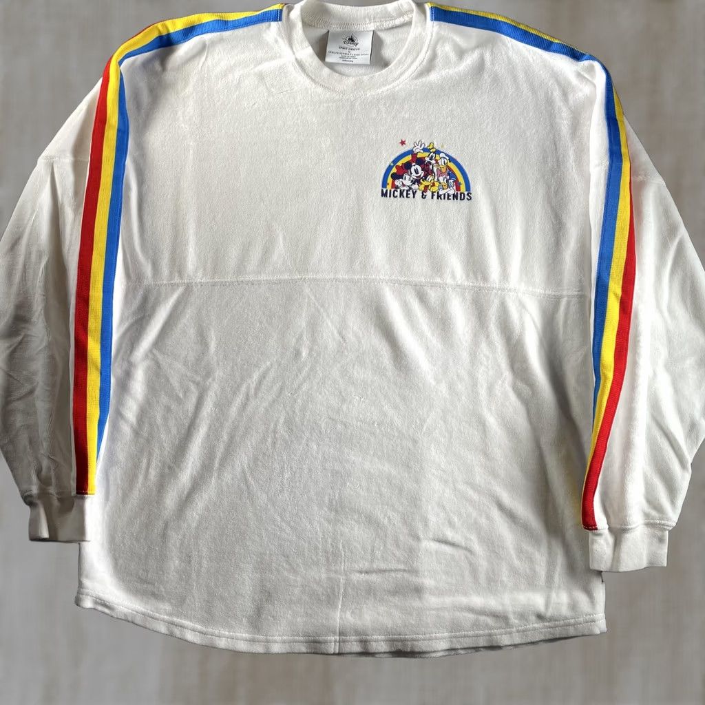 Disney Disney Spirit Jersey Shirt Unisex Small White Mickey & Friends Feelin Classic Shirt Size S / US 4 / IT 40 - 1 Thumbnail