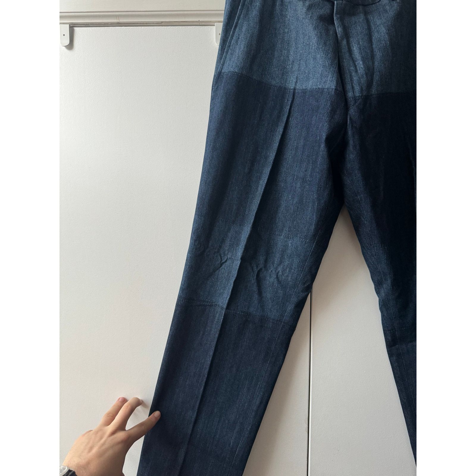 Valentino Valentino Color Block Chambray Trousers Size US 34 / EU 50 - 2 Thumbnail