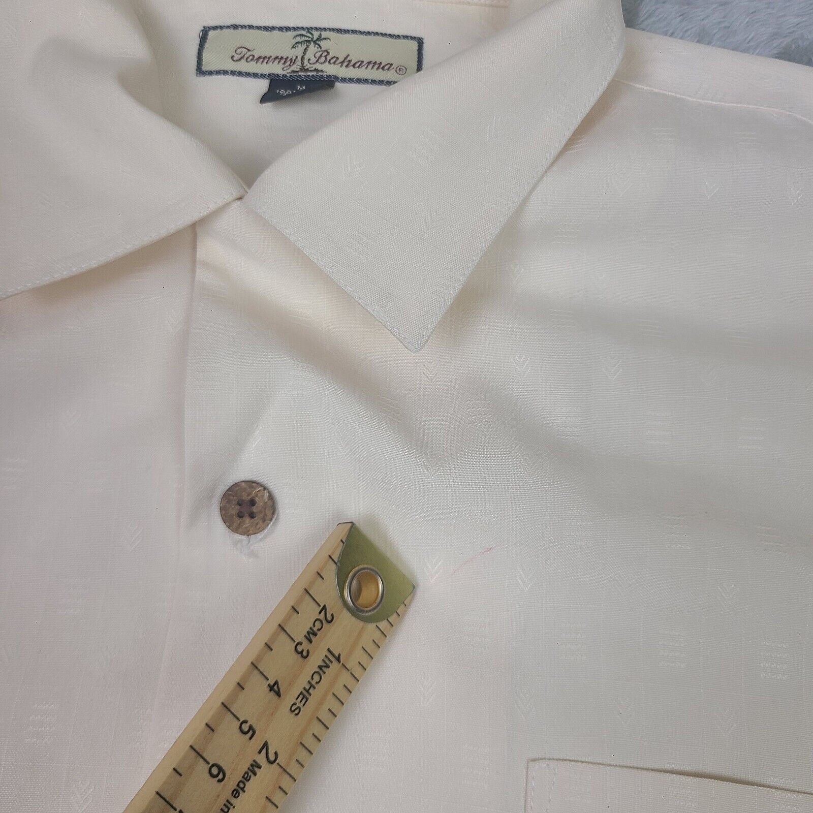 Tommy Bahama Tommy Bahama 100% Silk Size Medium Button Up Color Yellow Sh Size US M / EU 48-50 / 2 - 3 Thumbnail