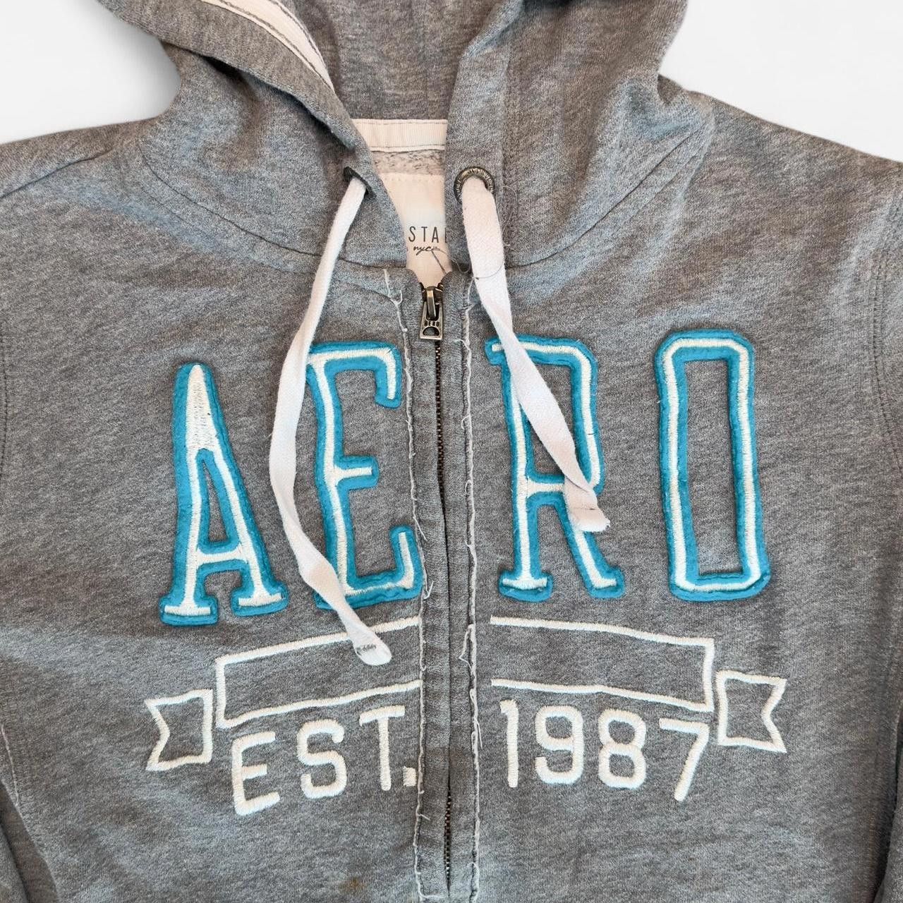 Aeropostale Aeropostale Women's grey Hoodies Size US 27 - 2 Thumbnail