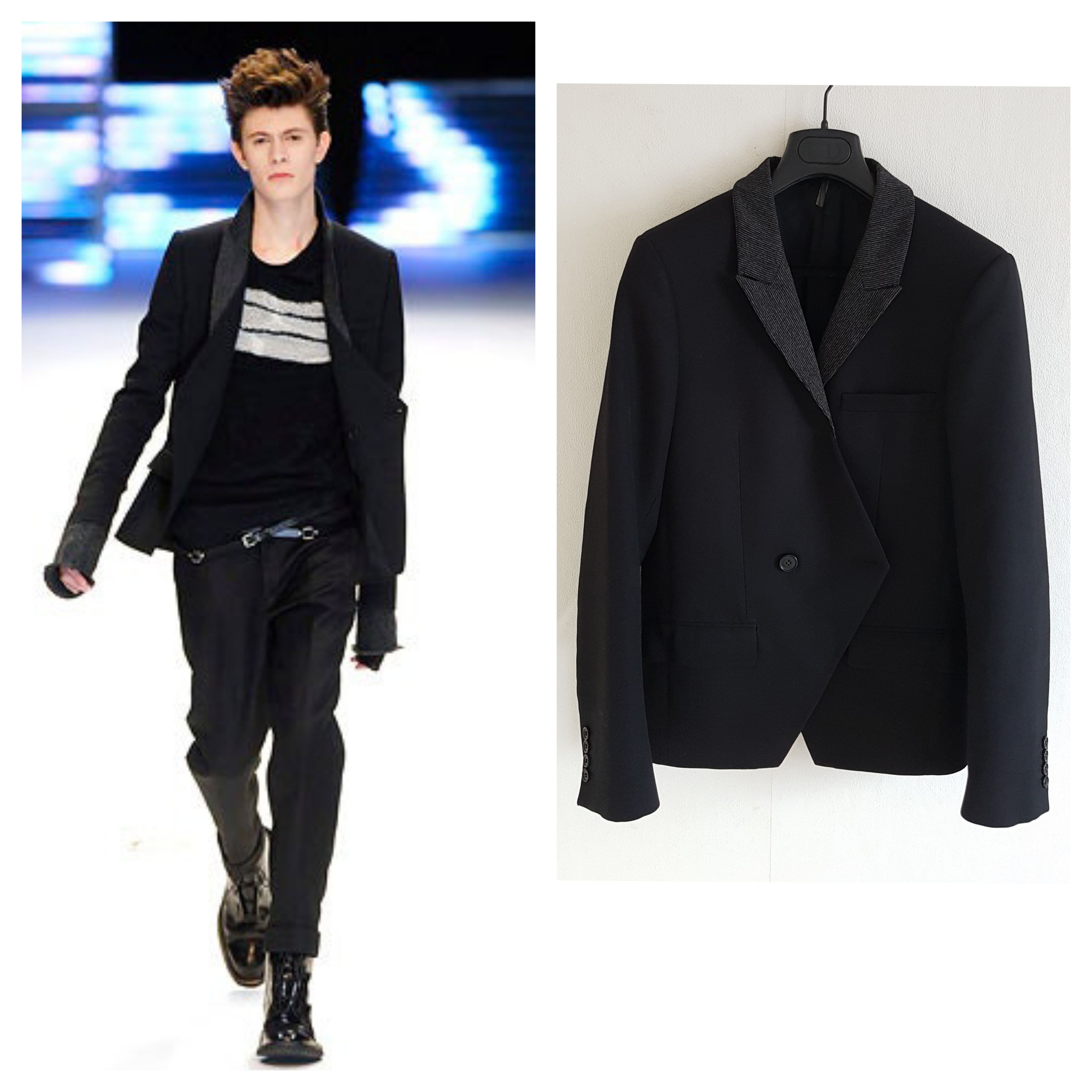 Dior Homme by Hedi Slimane AW07 \Navigate\ runway blazer