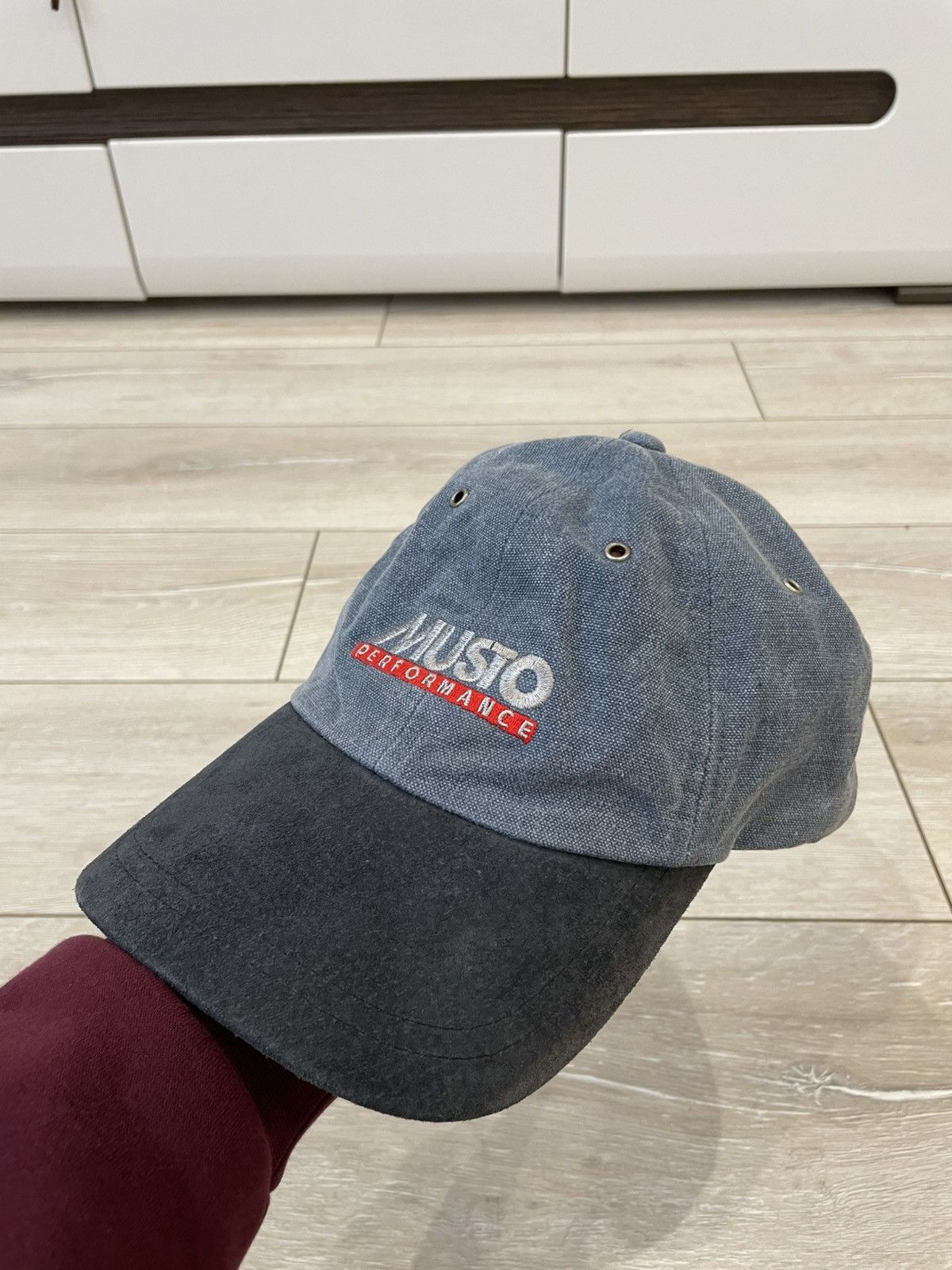 Musto × Vintage Musto Crew Cap Mens Adjustable Suede Brim Sailing Vintage Size ONE SIZE - 1 Thumbnail