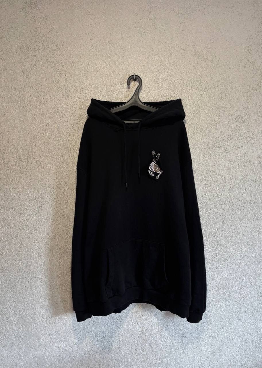 FRED PERRY X RAF SIMONS PRINTED POPOVER HOODY | eBay