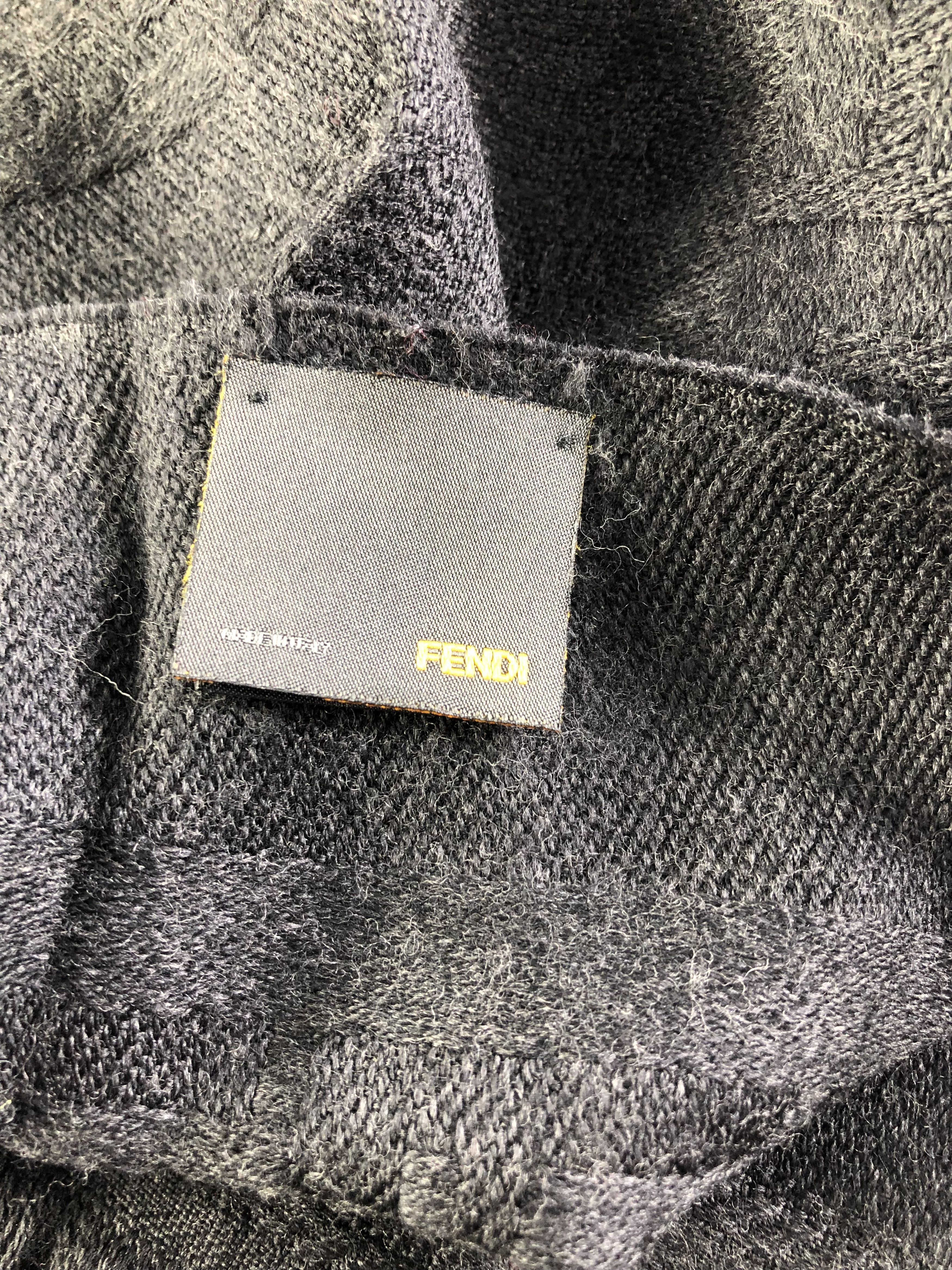 Fendi Fendi Monogram FF Scarf / Muffler / Neckwear SS1360 Size ONE SIZE - 5 Thumbnail