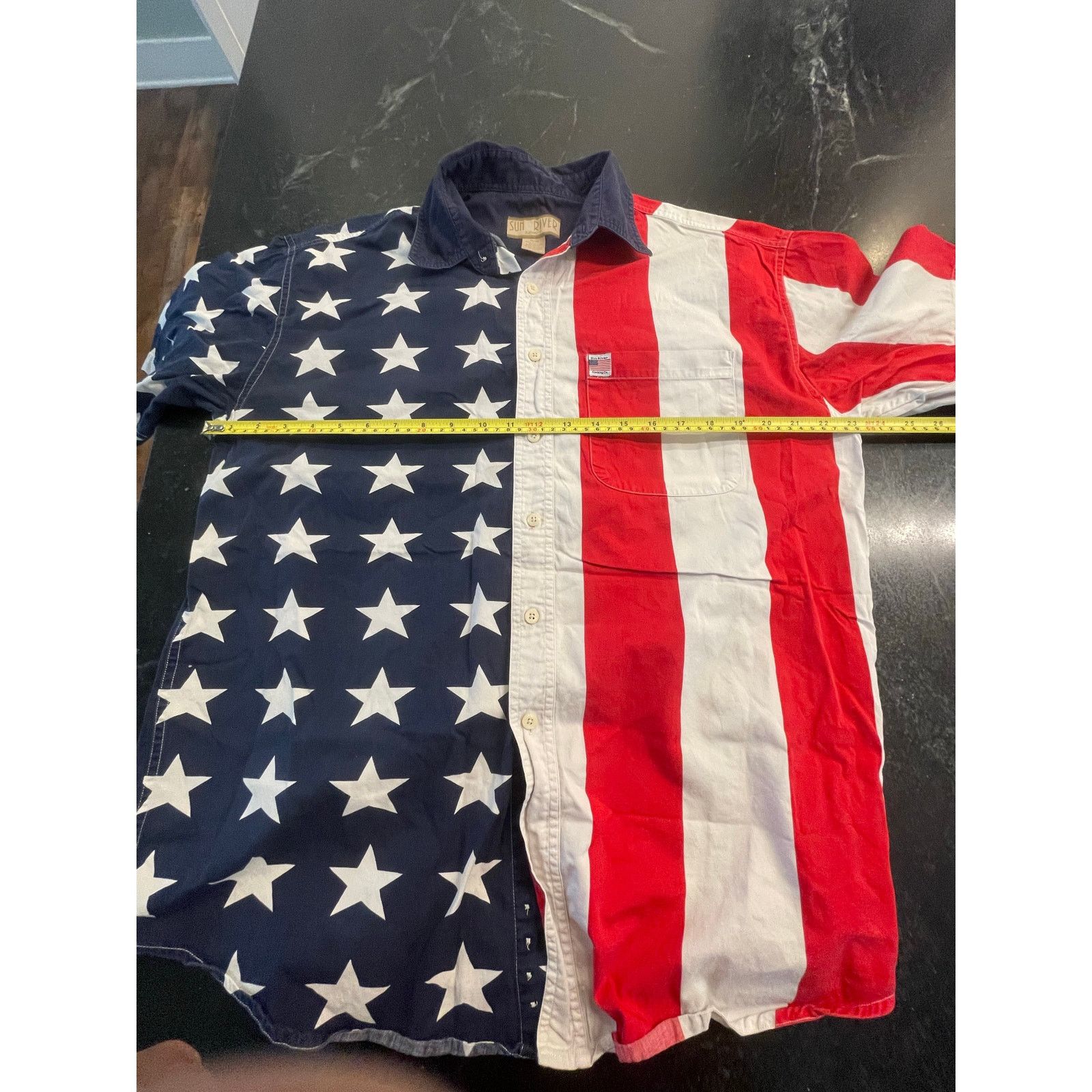 Other Sun River Americana Flag Button up Med 100% Cotton Size US M / EU 48-50 / 2 - 6 Thumbnail