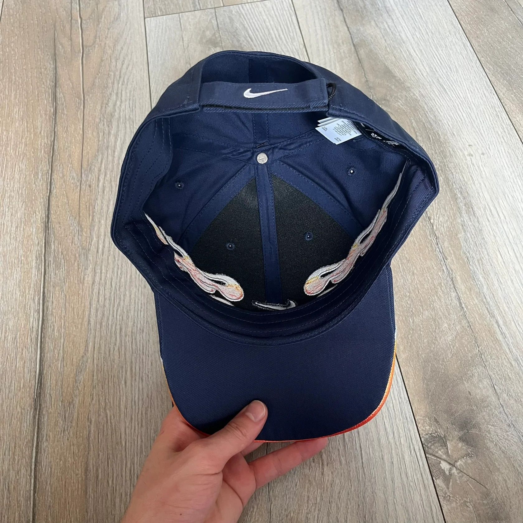 Nike Nike Club Semi-Structured OG Midnight Navy Flame Cap Medium Size ONE SIZE - 6 Thumbnail
