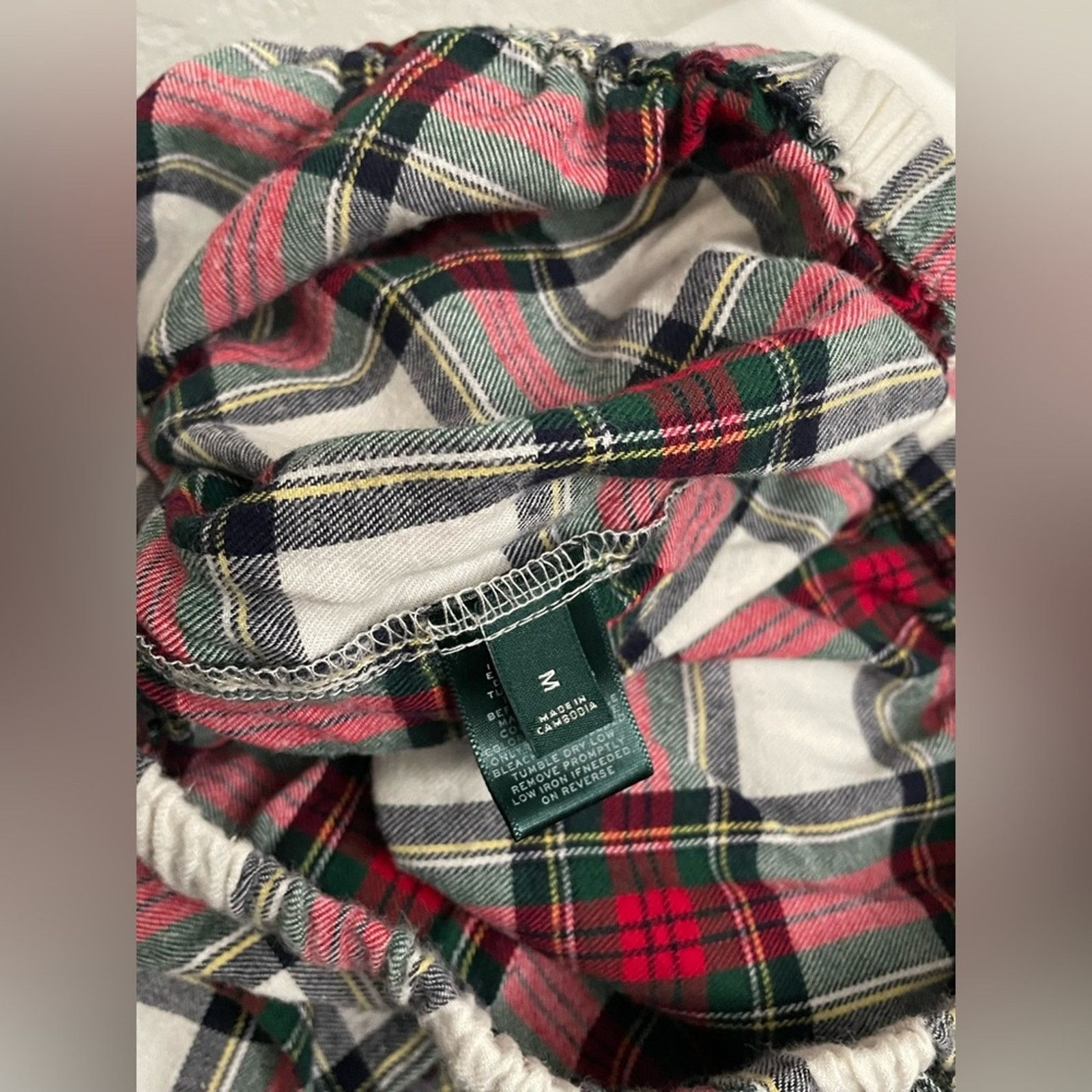 Ralph Lauren Ralph Lauren Plaid Pajama Set Gold Embroidered Emblem - M Size M / US 6-8 / IT 42-44 - 7 Thumbnail