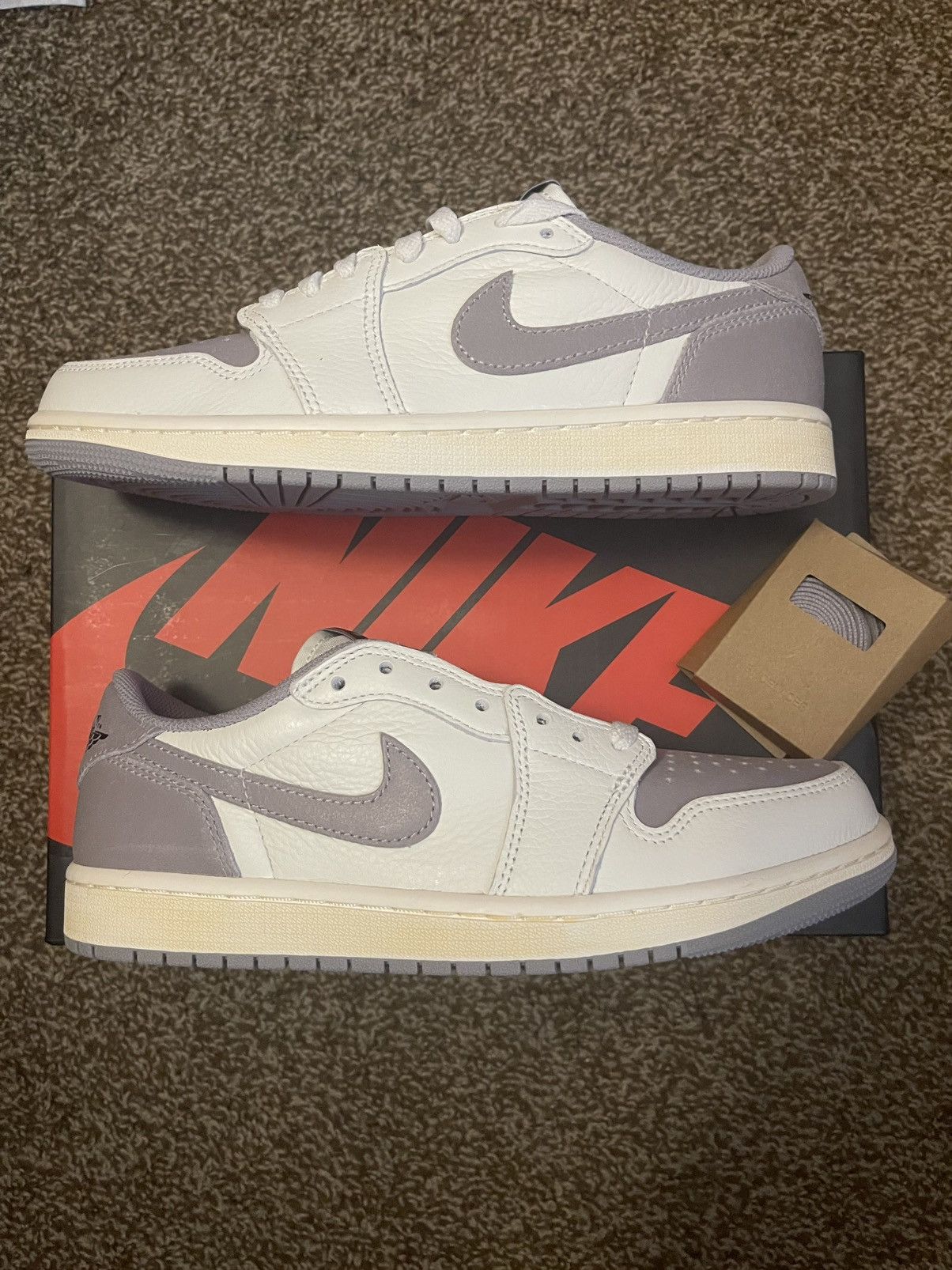 New* Nike Air Jordan Retro Low OG Atmosphere Grey