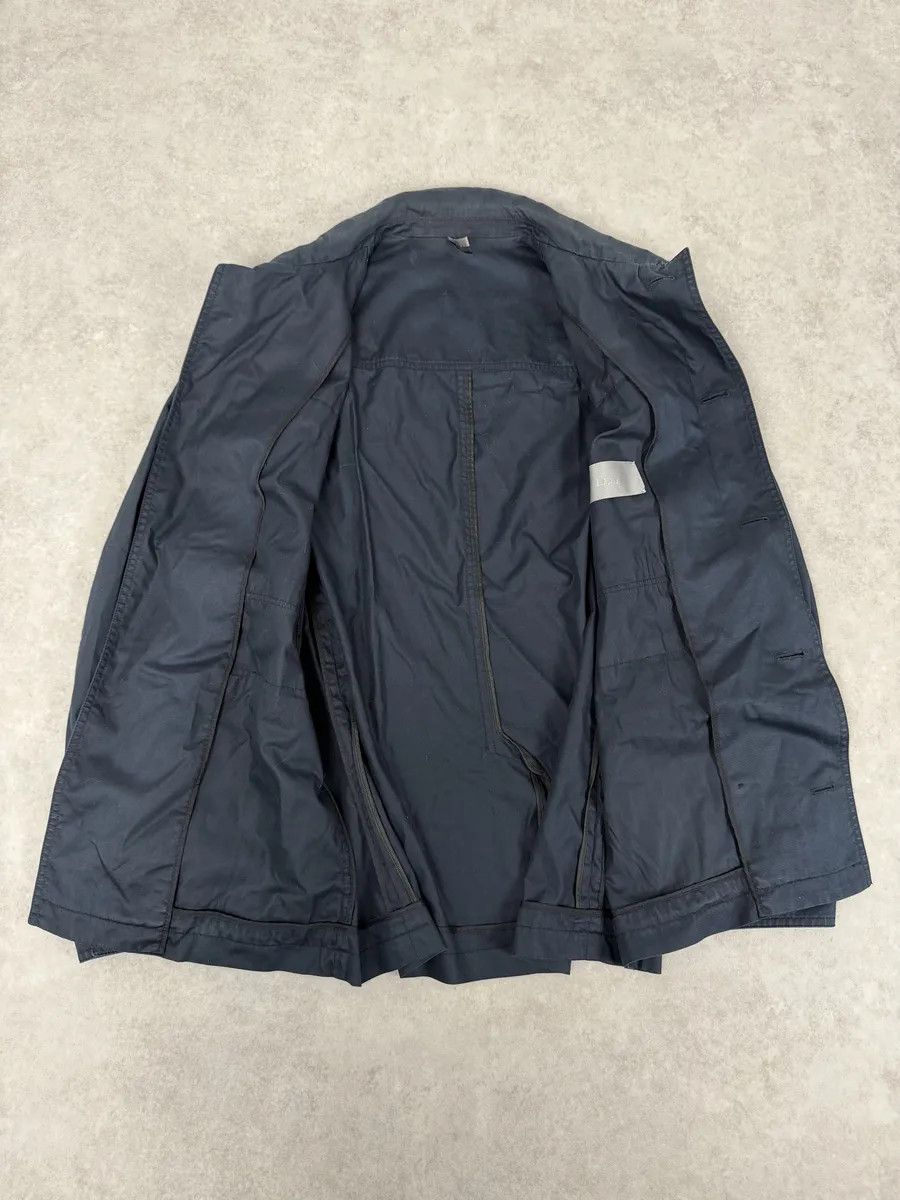 Dior AW2009 Dior Saharienne Navy Buttoned Classy Jacket Size US M / EU 48-50 / 2 - 7 Thumbnail