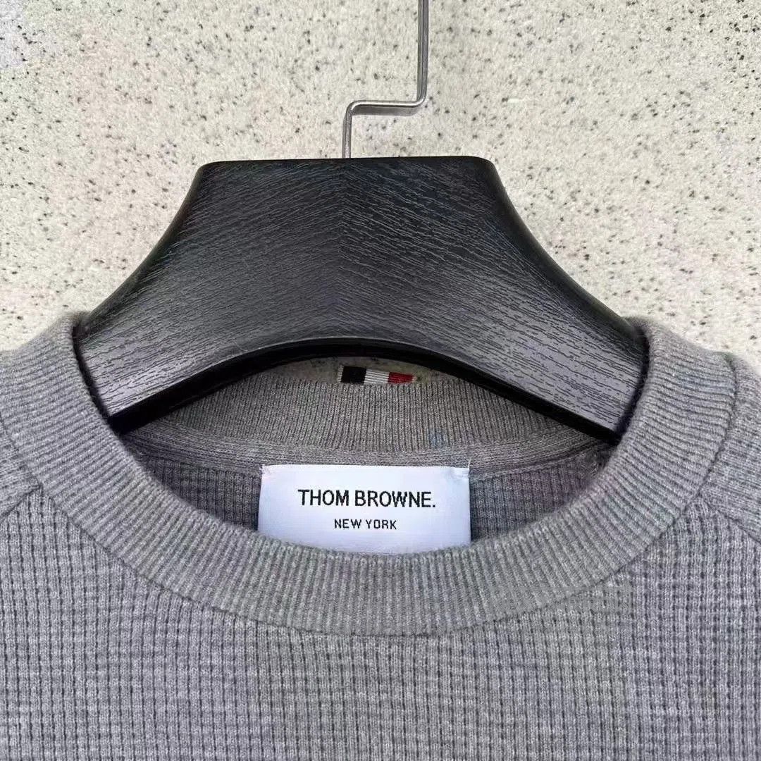 Japanese Brand Thom Browne Waffle Knit Sweatshirt. Size US L / EU 52-54 / 3 - 2 Thumbnail