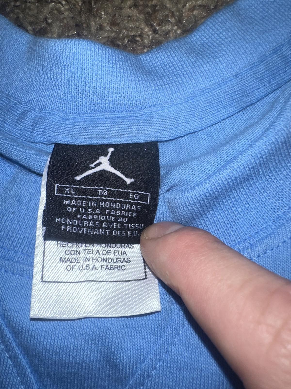 Jordan Brand Unreleased Jordan Carmelo Anthony Basketball Blue Shirt Sample Size US XL / EU 56 / 4 - 3 Thumbnail