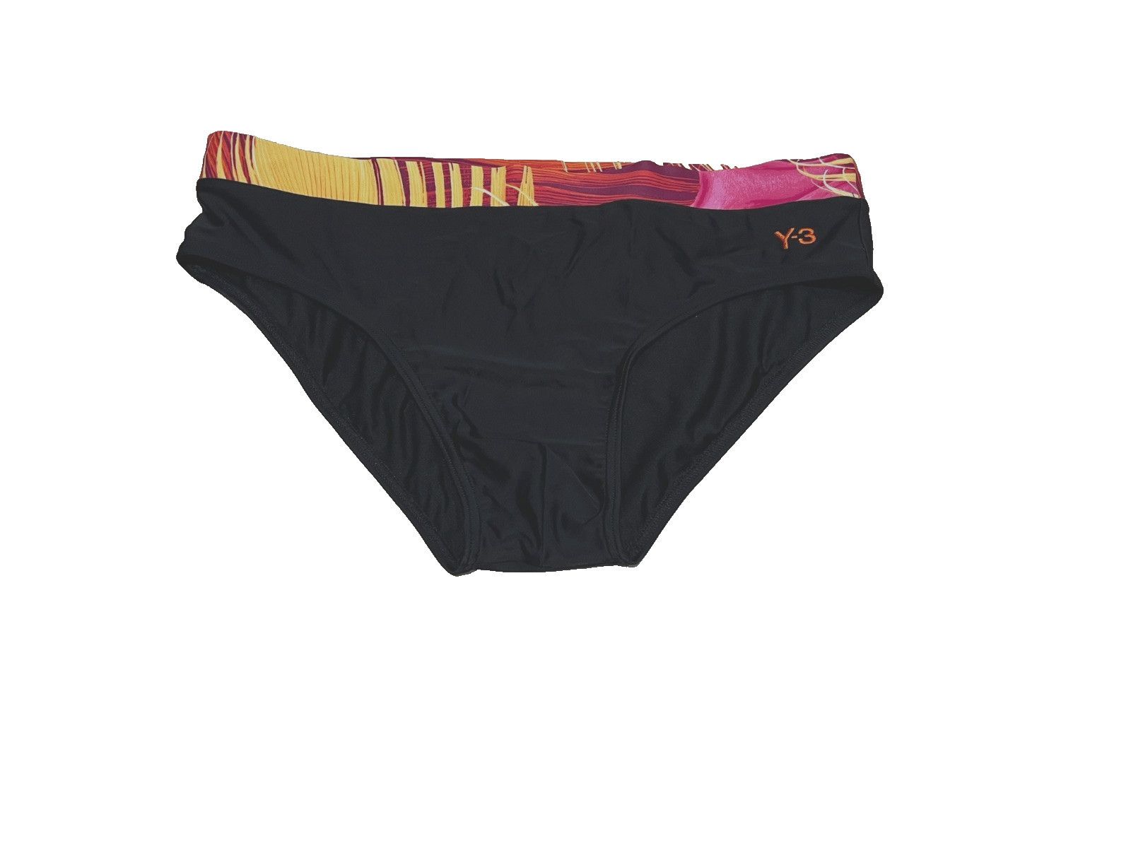Y-3 Y-3 Yohji Yamamoto Swim Briefs Black Drawcord Feather Print Size US 34 / EU 50 - 2 Thumbnail