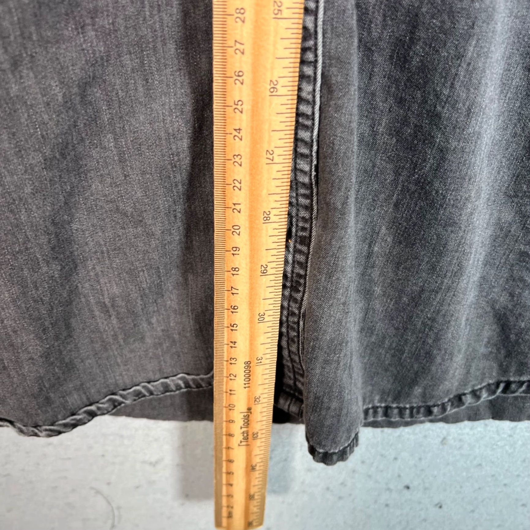 Madewell Madewell Shirt Dress Denim Long Sleeve Cotton Pockets Button Front Gray Small Womens Size S / US 4 / IT 40 - 6 Thumbnail