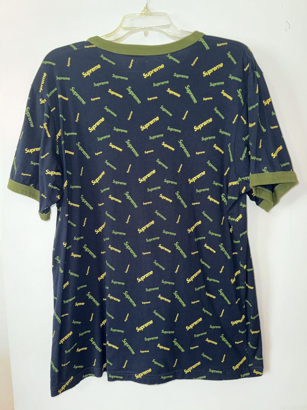Supreme Supreme Scatter Ringer Tee FW18 Size US M / EU 48-50 / 2 - 2 Thumbnail