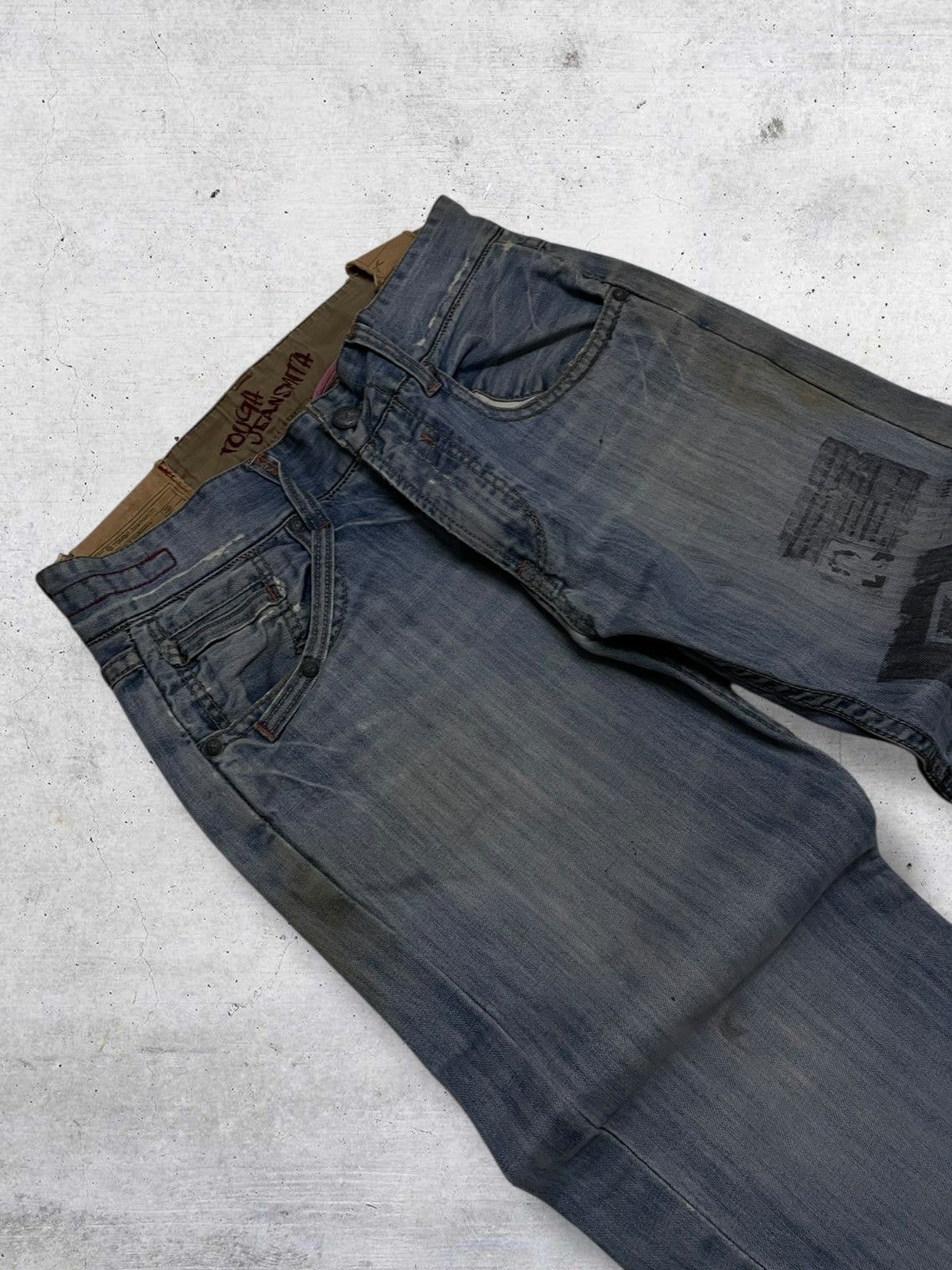 Japanese Brand VINTAGE TOUGH OG JAPAN CRAFTED RARE FIND SERIAL KILLER DENIM Size US 34 / EU 50 - 7 Thumbnail