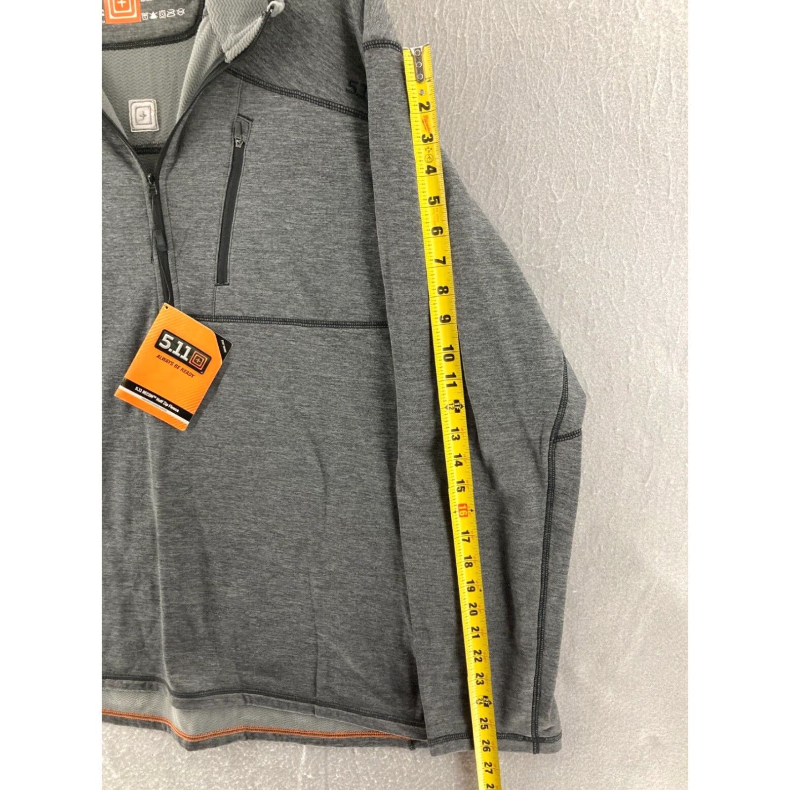 Logo 7 VINTAGE Recon 511 Shirt Mens 2XL Mock Neck Polo Gray Military NWT Size US XXL / EU 58 / 5 - 4 Thumbnail