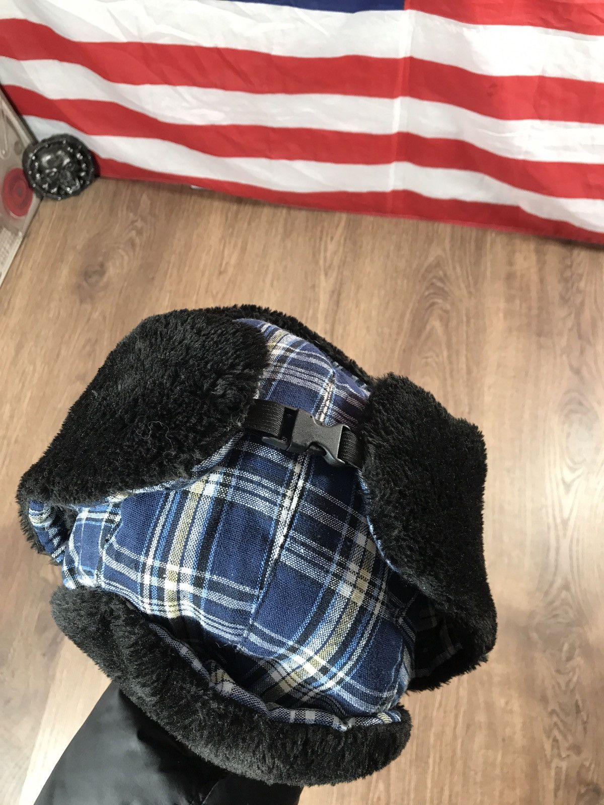 Japanese Brand × Vintage Vintage Y2K Fuzzy Ushanka Hat Size ONE SIZE - 11 Thumbnail