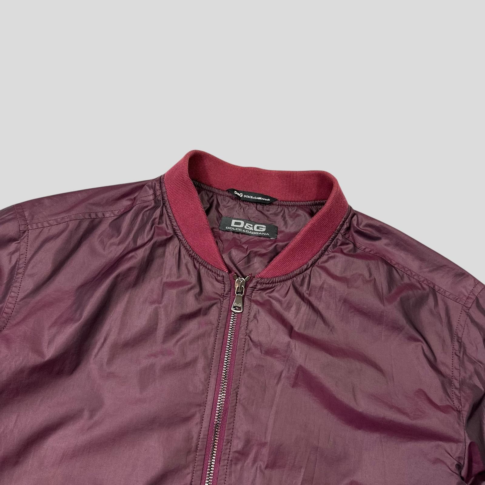 Dolce & Gabbana D&G 00’s Dolce & Gabbana Iridescent Nylon Bomber Jacket - M Size US M / EU 48-50 / 2 - 4 Thumbnail