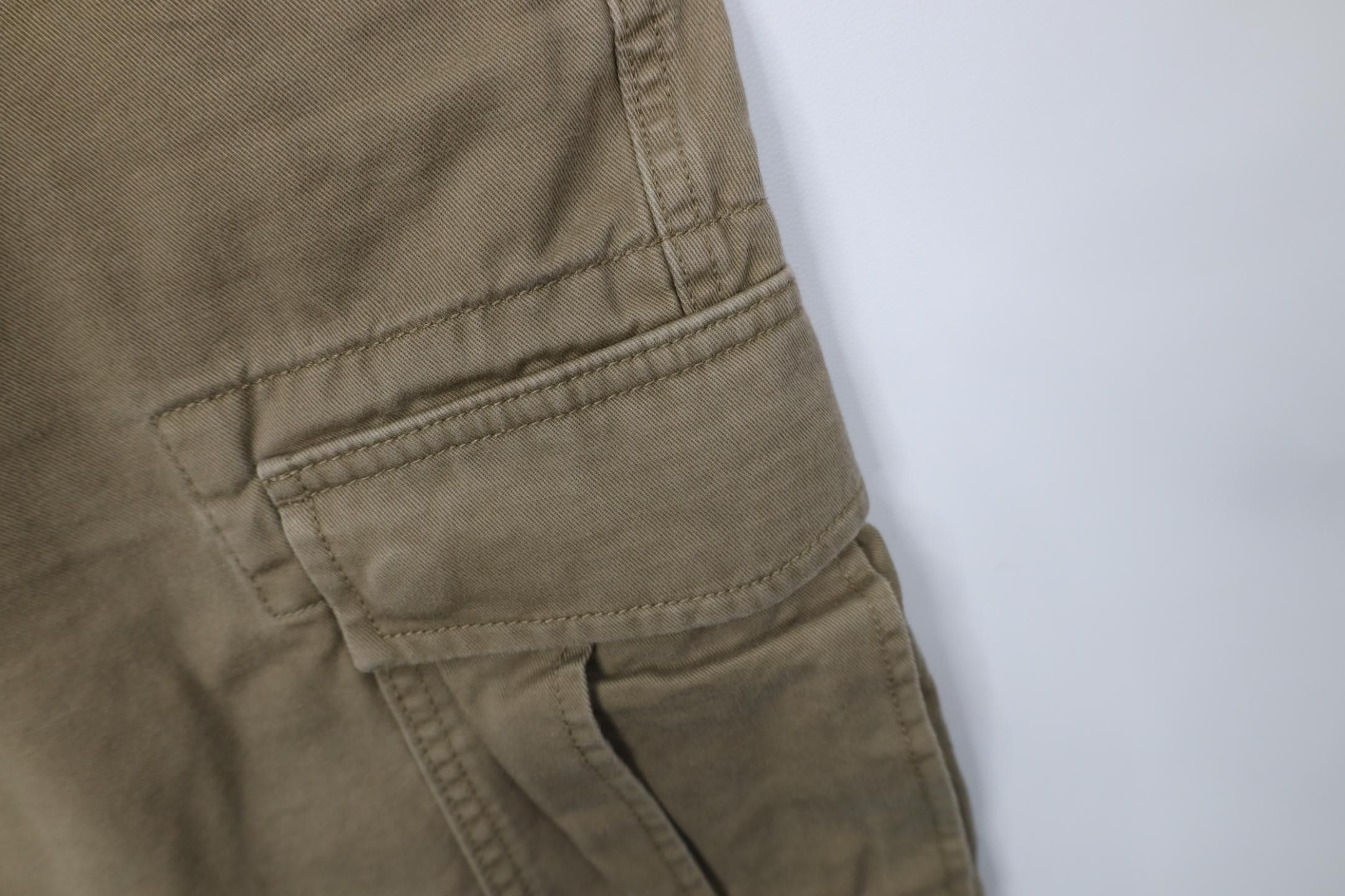 Lands' End Vintage 90s Y2K Lands End Heavyweight Surplus Cargo Shorts Size US 34 / EU 50 - 5 Thumbnail