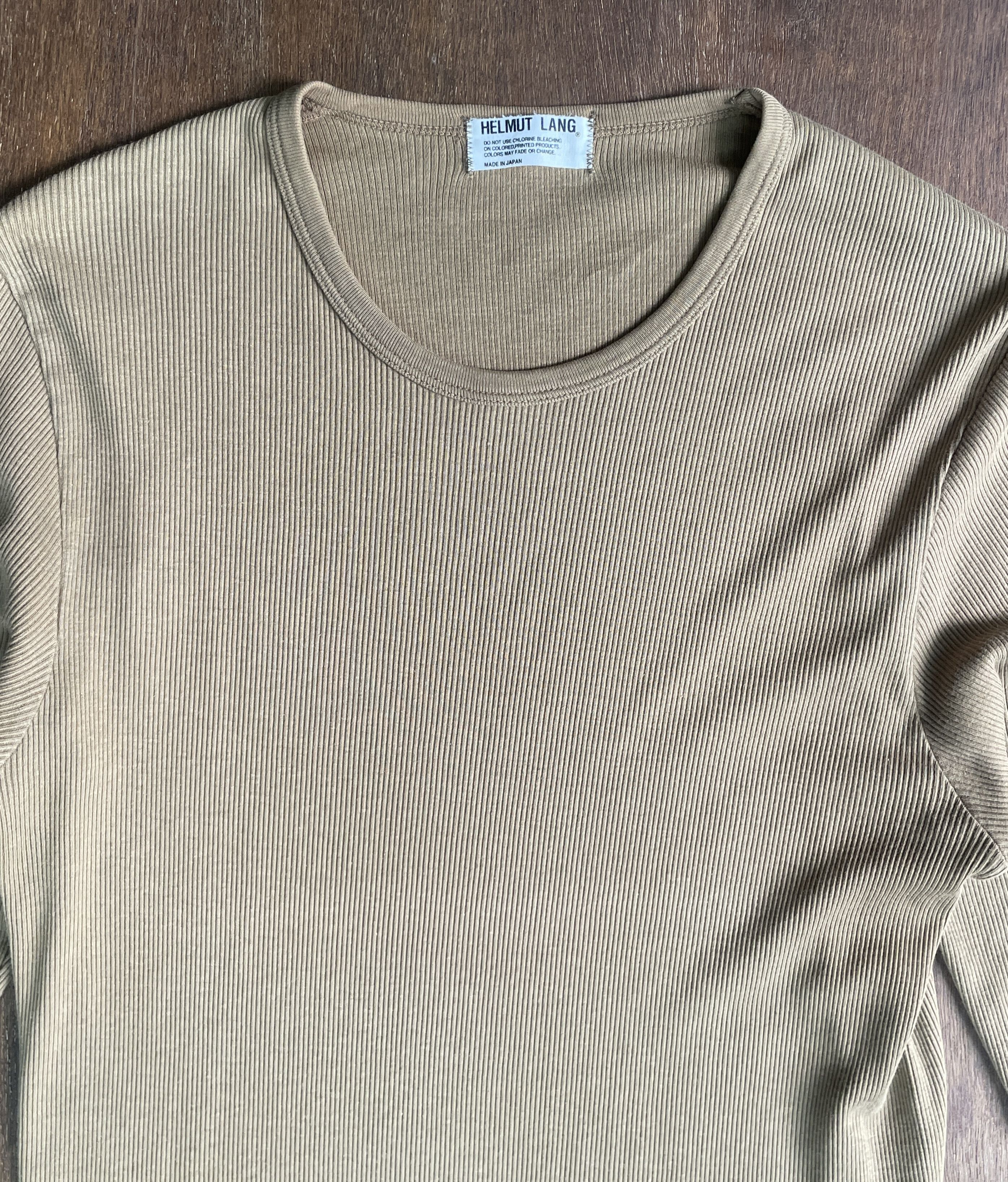Helmut Lang Helmut Lang Beige Sweatshirt Size US S / EU 44-46 / 1 - 2 Thumbnail