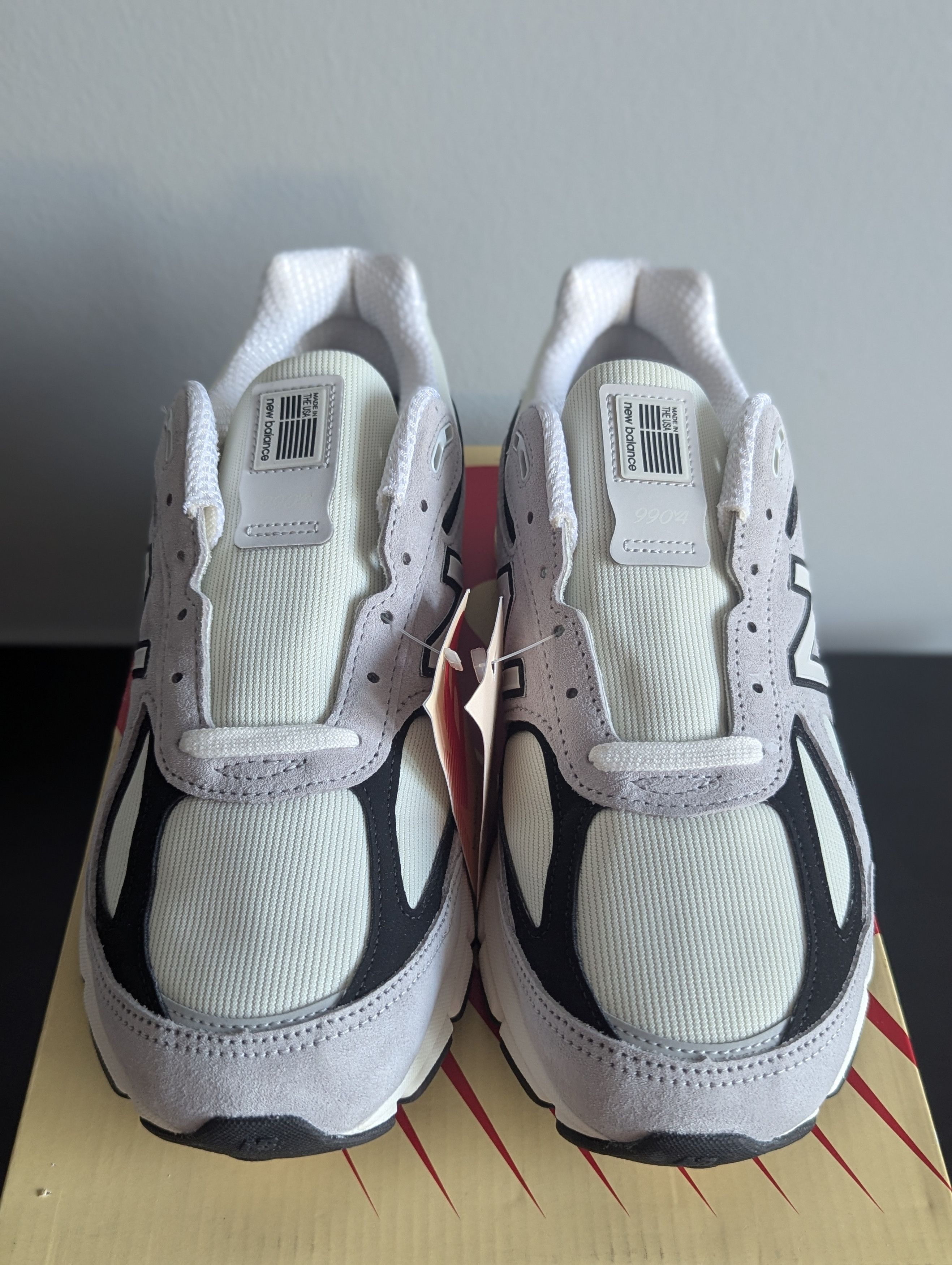 New Balance New Balance 990v4 MiUSA Teddy Santis Grey Black Cream Size US 9.5 / EU 42-43 - 4 Thumbnail