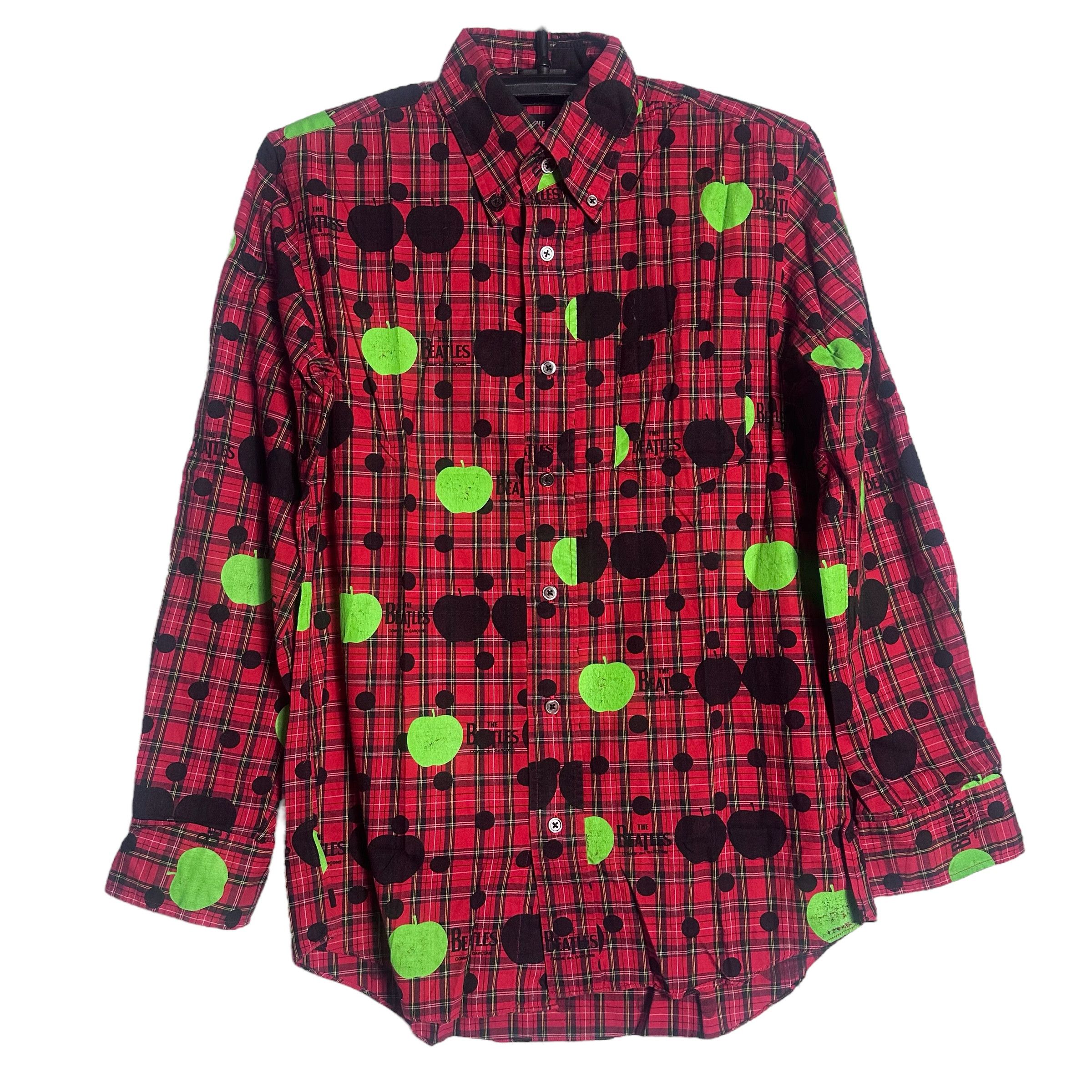 🔥RARE🔥Comme Des Garcons CDG x The Beatles OVP Plaid Shirt