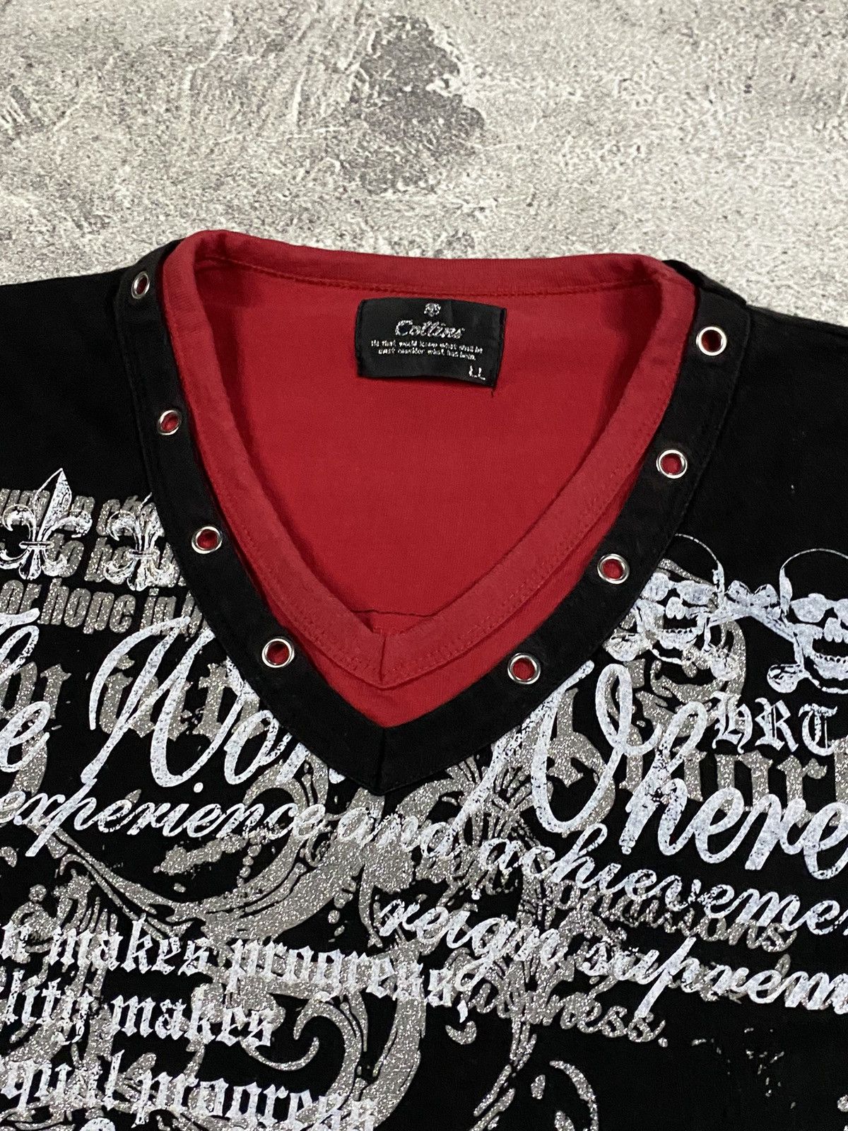 If Six Was Nine × Japanese Brand × Le Grande Bleu (L.G.B.) Y2K collins double layer ifsixwasnine style t shirt Size US L / EU 52-54 / 3 - 3 Thumbnail