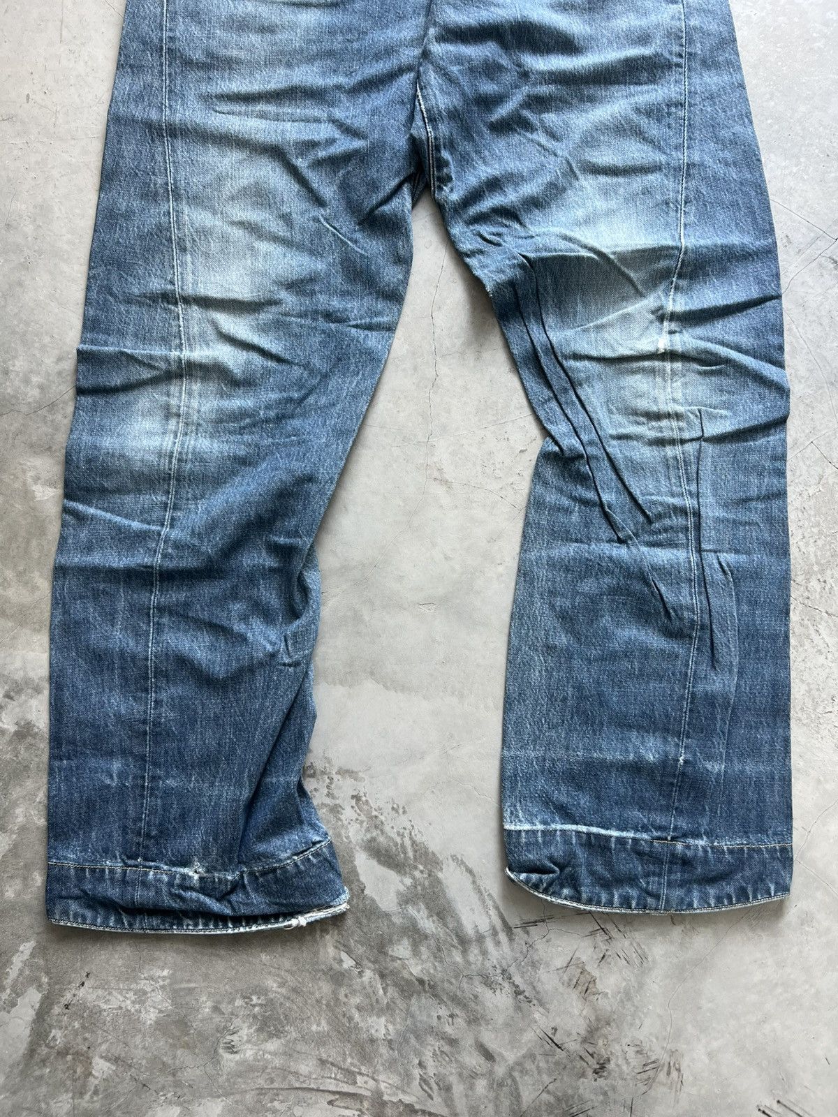 Levi's Levis Engineered Jeans Buckle Back Tag W33 Actual 34x33.5 Size US 33 - 4 Thumbnail