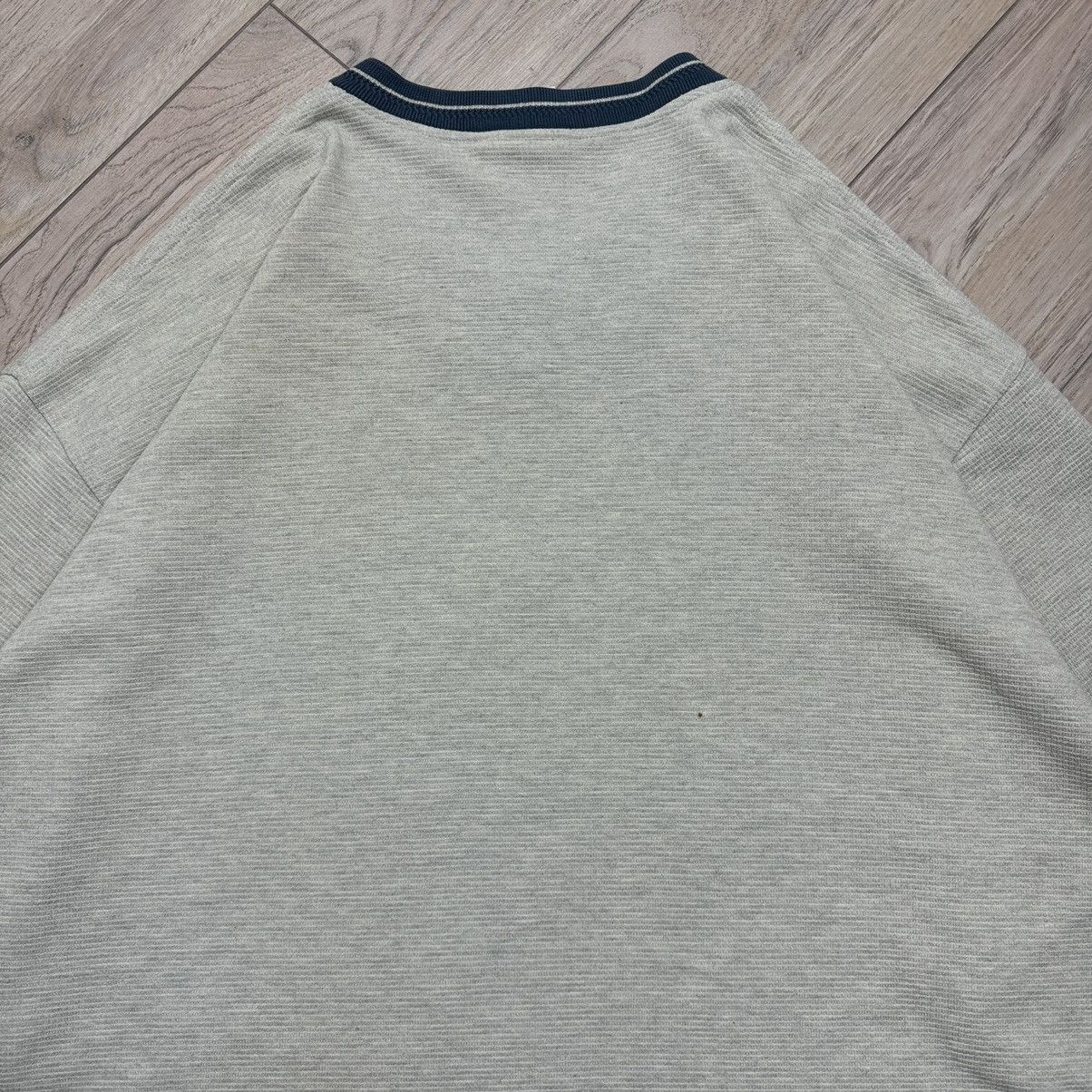 Adidas Vintage 90s Adidas Originals V-Neck Thermal Sweatshirt Size US XL / EU 56 / 4 - 17 Thumbnail