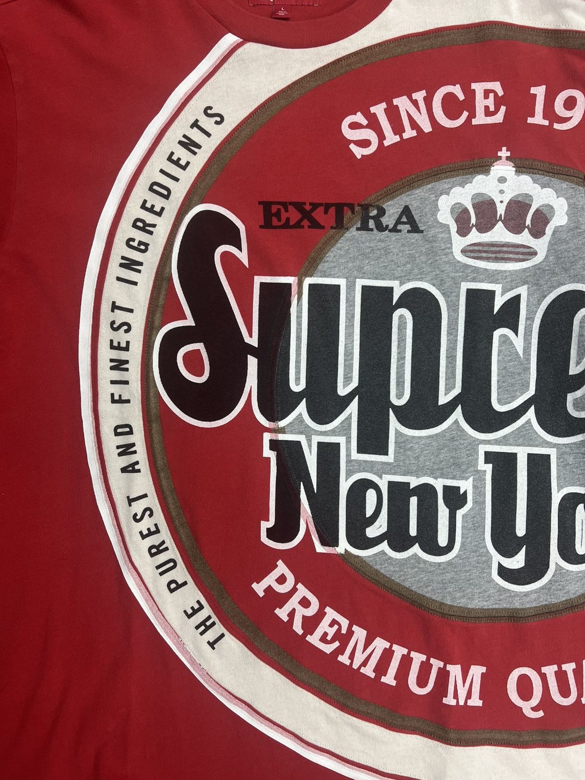 Supreme Supreme Lager T-Shirt Size US L / EU 52-54 / 3 - 2 Thumbnail