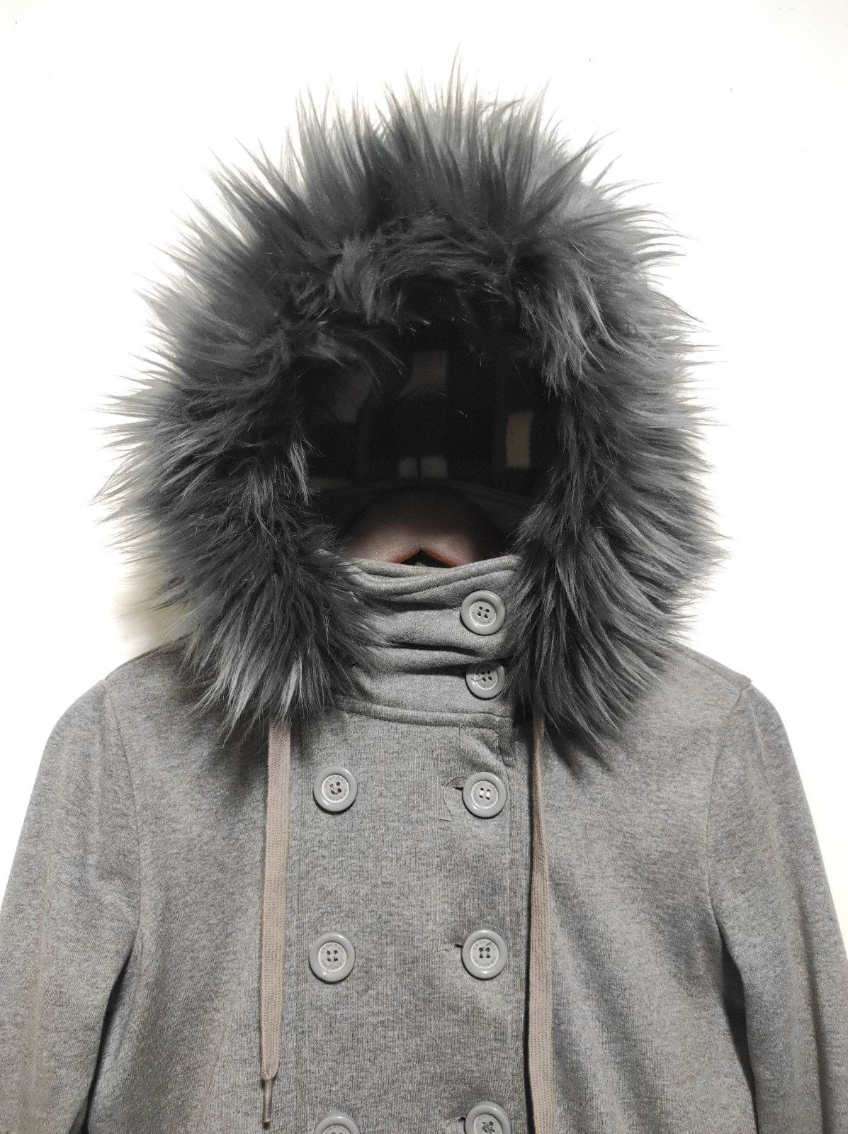 Japanese Brand SMW III fur hoodie IfSixWasNine LGB style Size US S / EU 44-46 / 1 - 14 Thumbnail