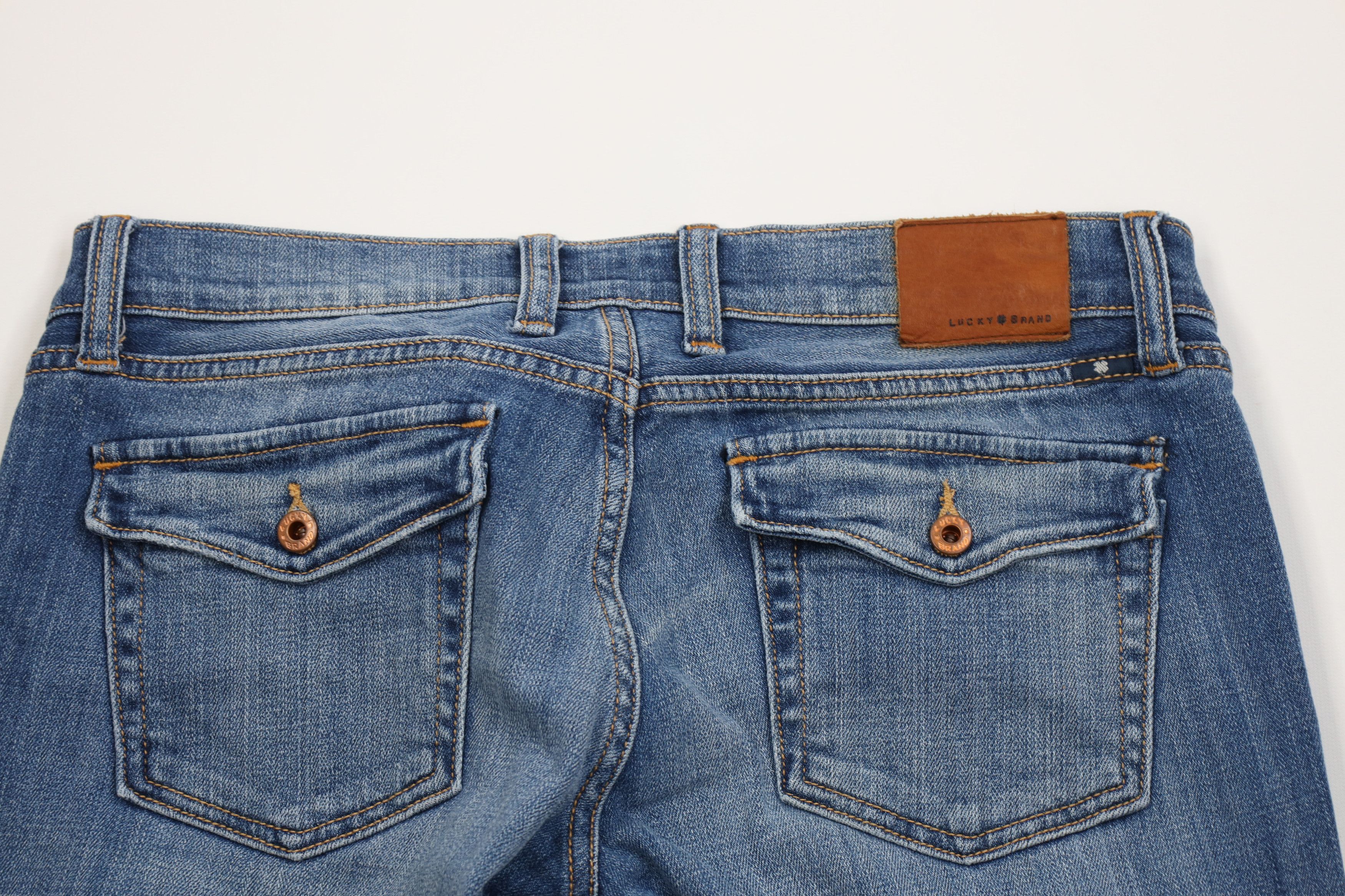 Lucky Brand Vintage Y2K Lucky Brand Lil Maggie Flared Denim Jeans Size 27" / US 4 / IT 40 - 11 Thumbnail