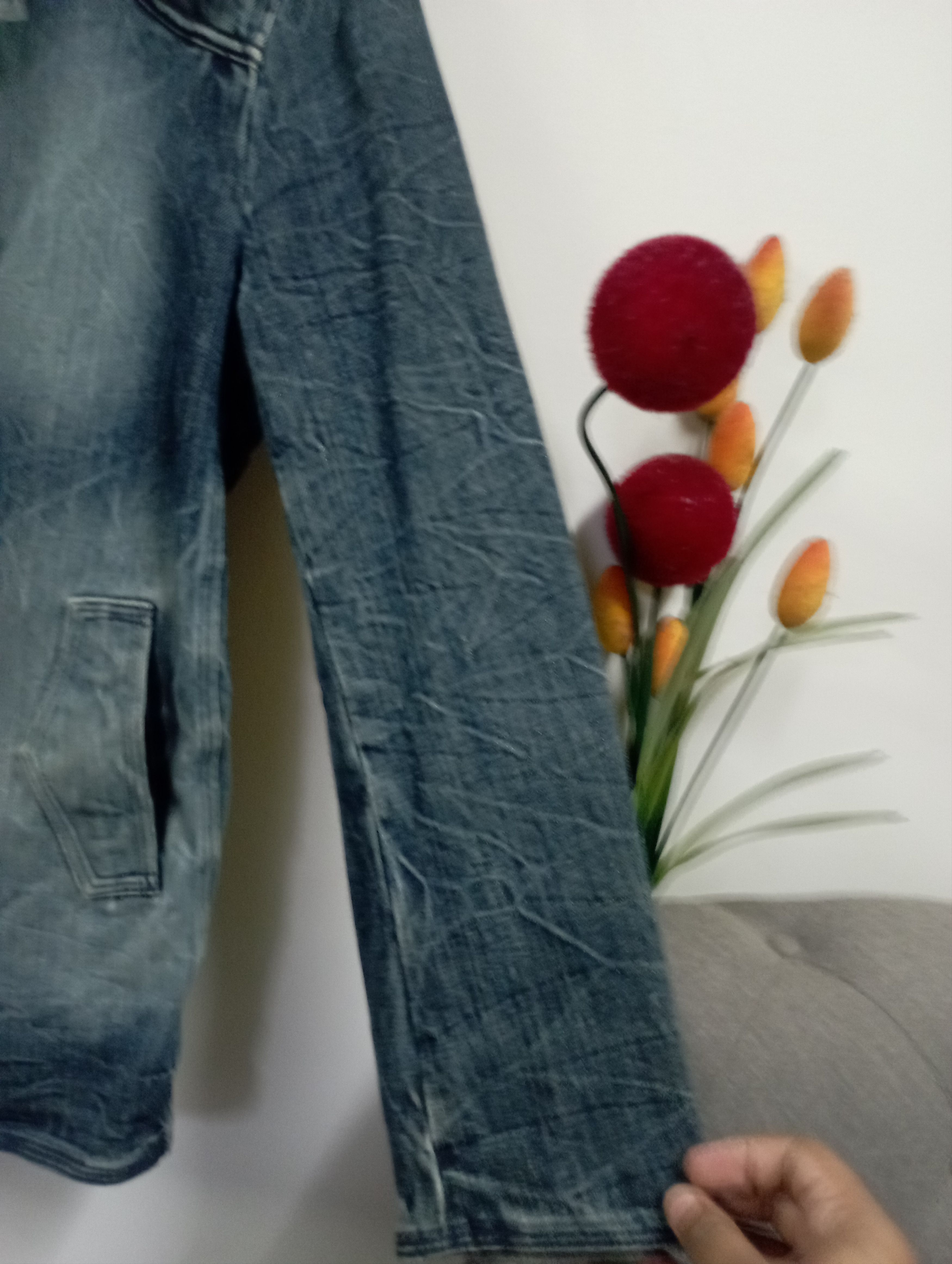 PPFM Vintage Japanese Junmen Lightning Wash Denim Jacket Size US L / EU 52-54 / 3 - 3 Thumbnail