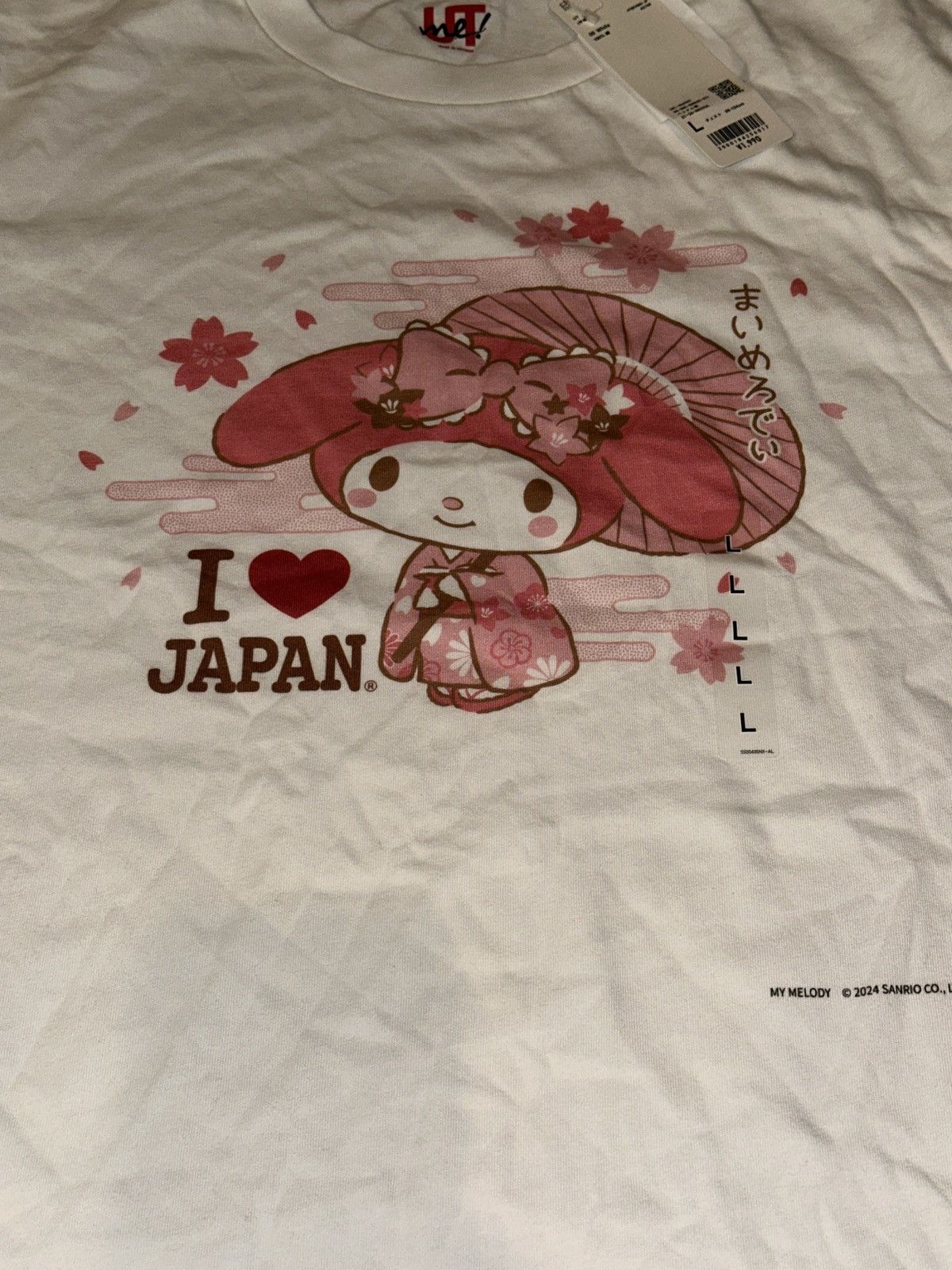 Uniqlo Uniqlo Japan x Sanrio Exclusive I Love Japan My Melody Tee Size US L / EU 52-54 / 3 - 2 Thumbnail
