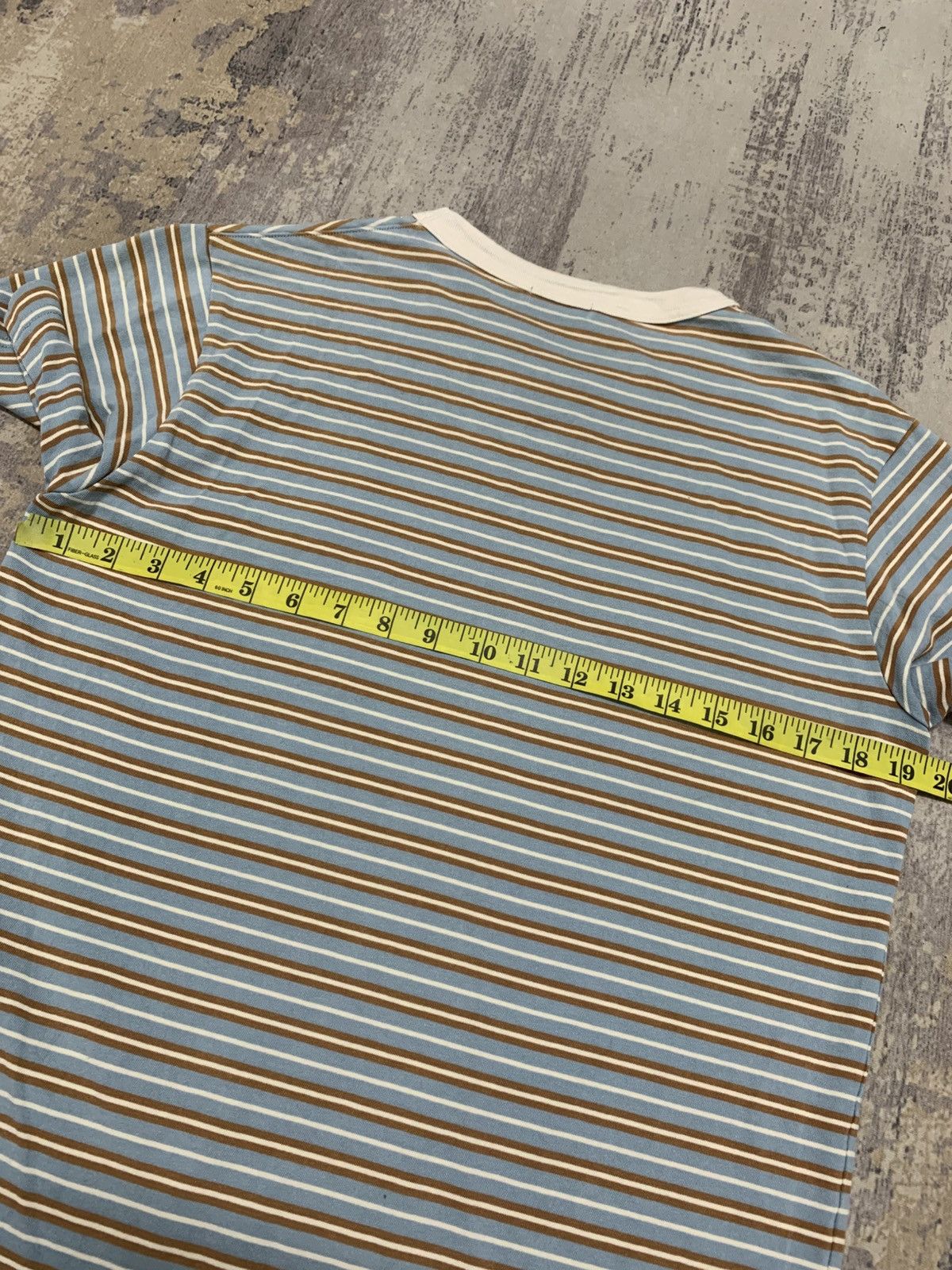 SCYE Vtg 90s SCYE Basic Multi Color Border Stripe tee Size US M / EU 48-50 / 2 - 9 Thumbnail