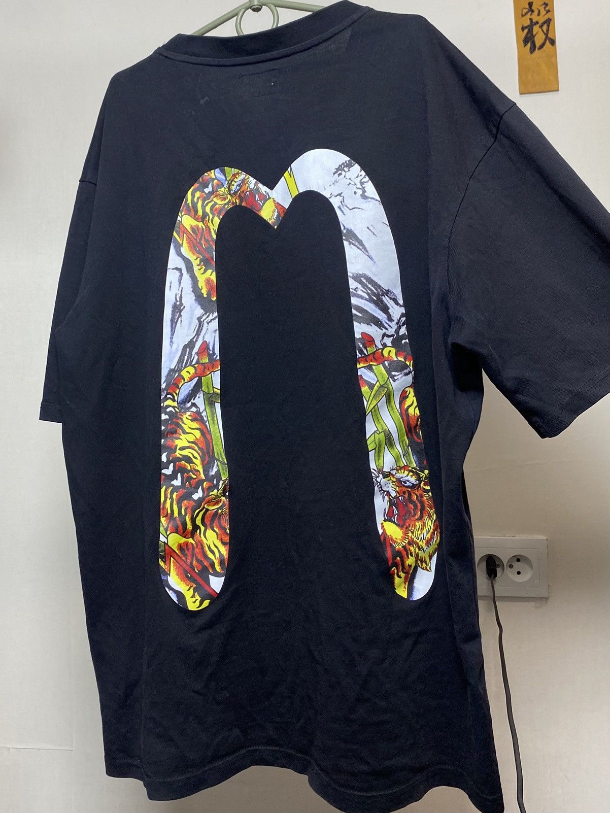 Evisu EVISU Graphic Tiger “Seagull” Logo T-Shirt Black Size US XL / EU 56 / 4 - 1 Thumbnail