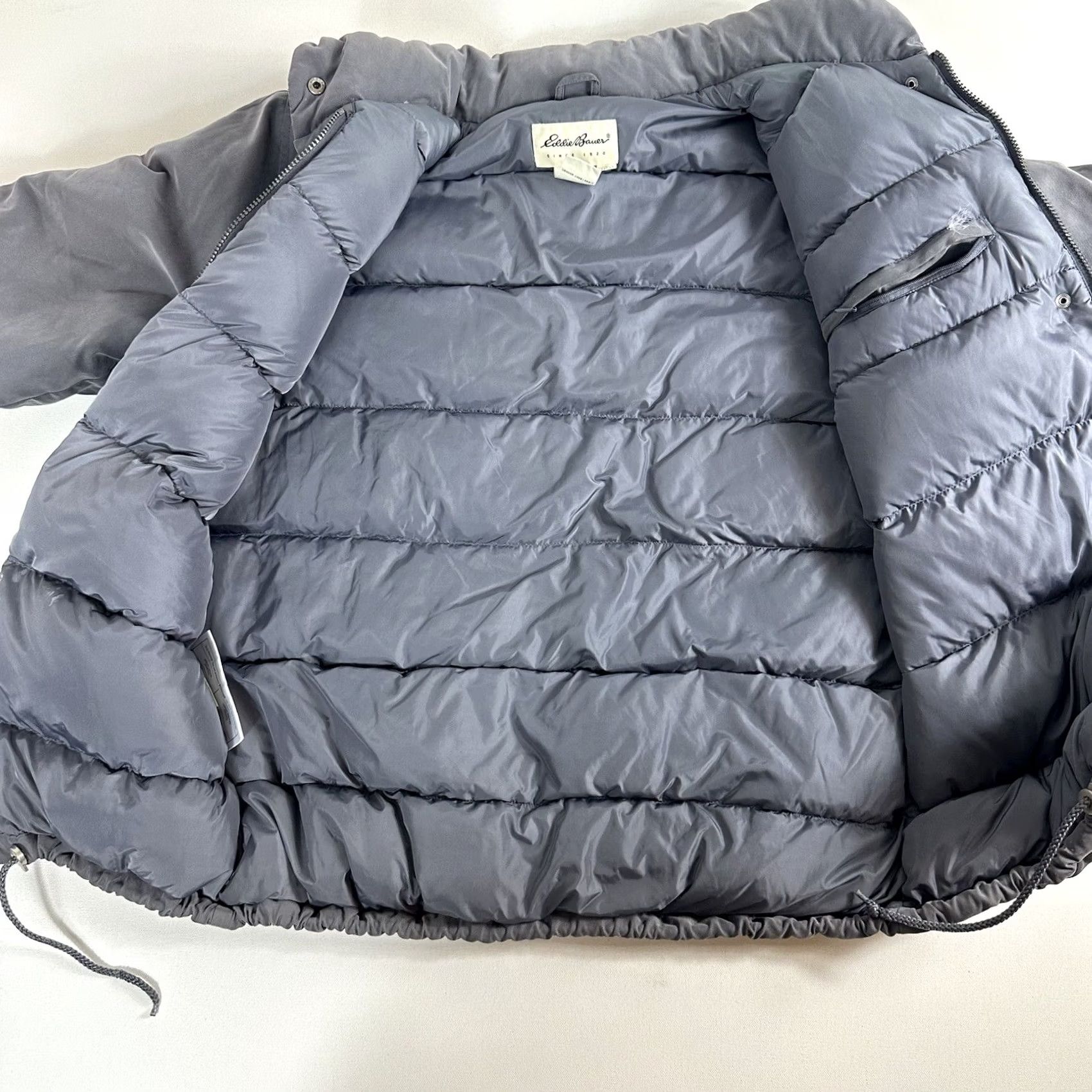 Eddie Bauer VINTAGE Eddie Bauer Hooded Parka Jacket Womens M Goose Down WPL-9647 CA00665 Gray Winter Full Zip Insulated Outdoor Outdoor Size M / US 6-8 / IT 42-44 - 3 Thumbnail