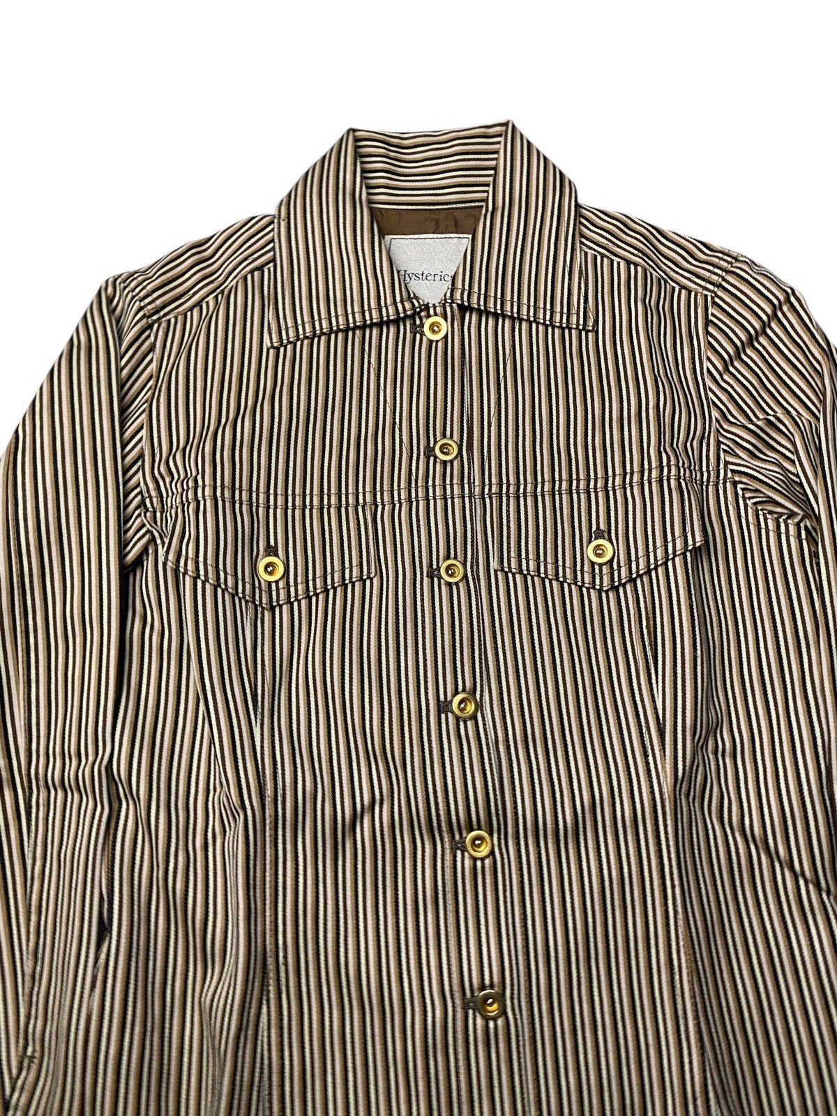 Hysteric Glamour 1990's Hysteric Glamour Tuxedo Gold Button Shirts Size US S / EU 44-46 / 1 - 2 Thumbnail