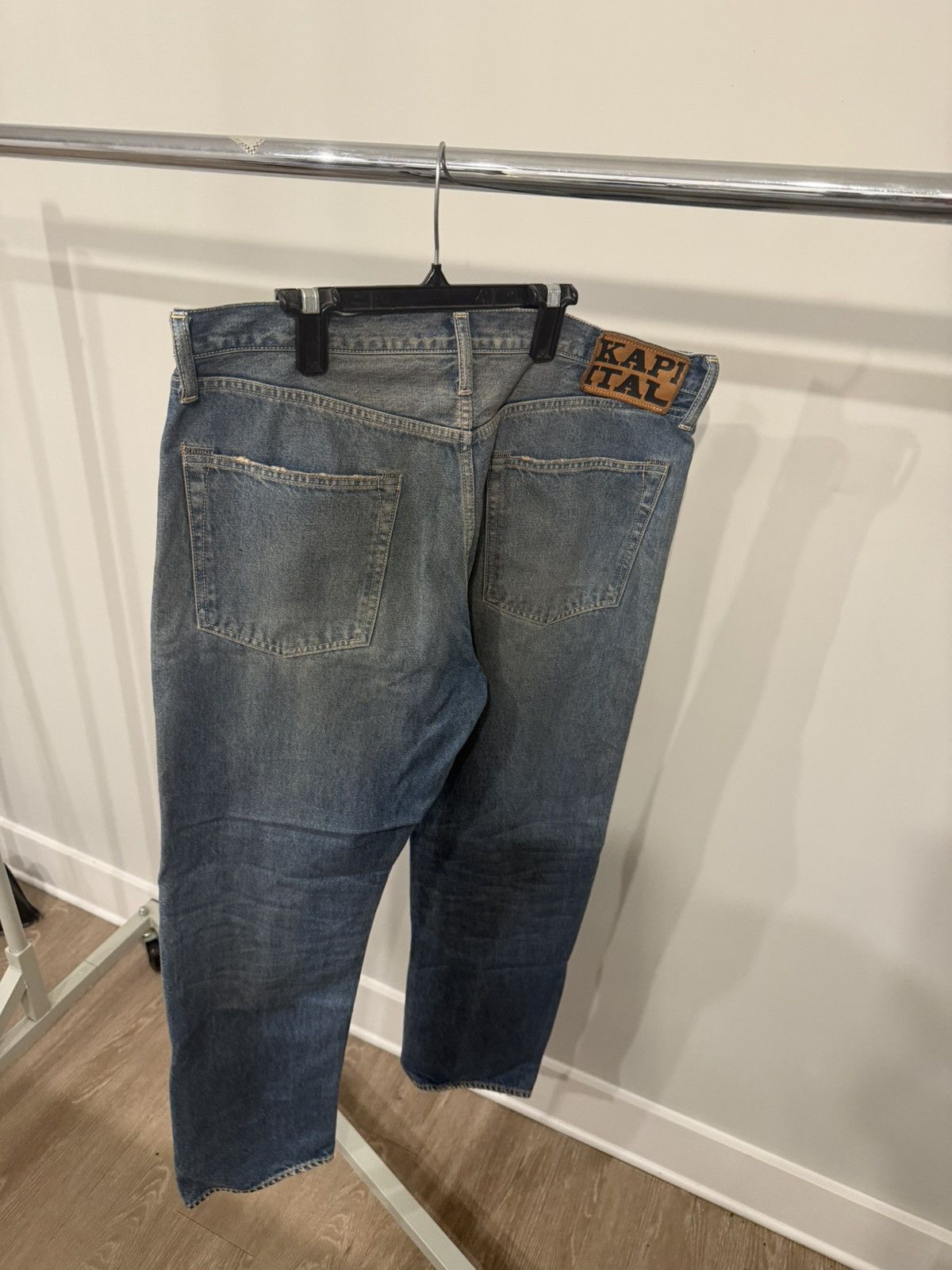 Kapital Kapital Speakeasy slim-fit distressed denim Size US 36 / EU 52 - 2 Thumbnail