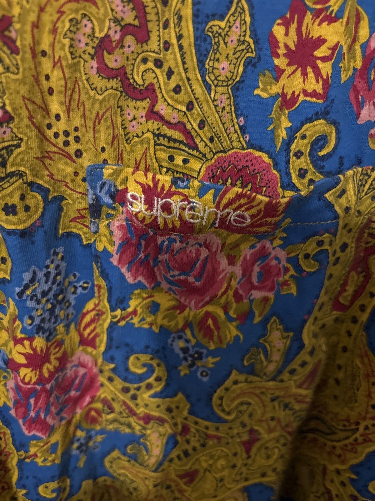 Supreme Supreme Long sleeve Royal Paisley Polo Size US L / EU 52-54 / 3 - 3 Thumbnail