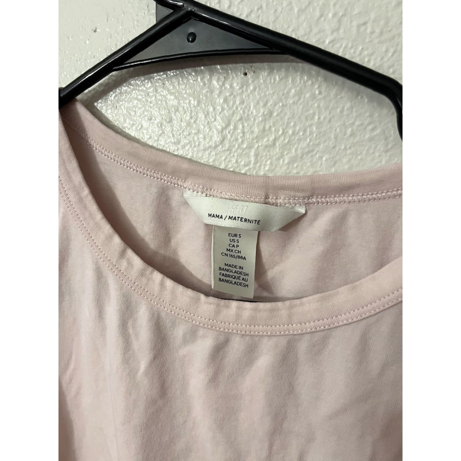 H&M VINTAGE H&M Maternity Tank Top Womens Small Pink Stretch Activewear Round Neck Size S / US 4 / IT 40 - 3 Thumbnail
