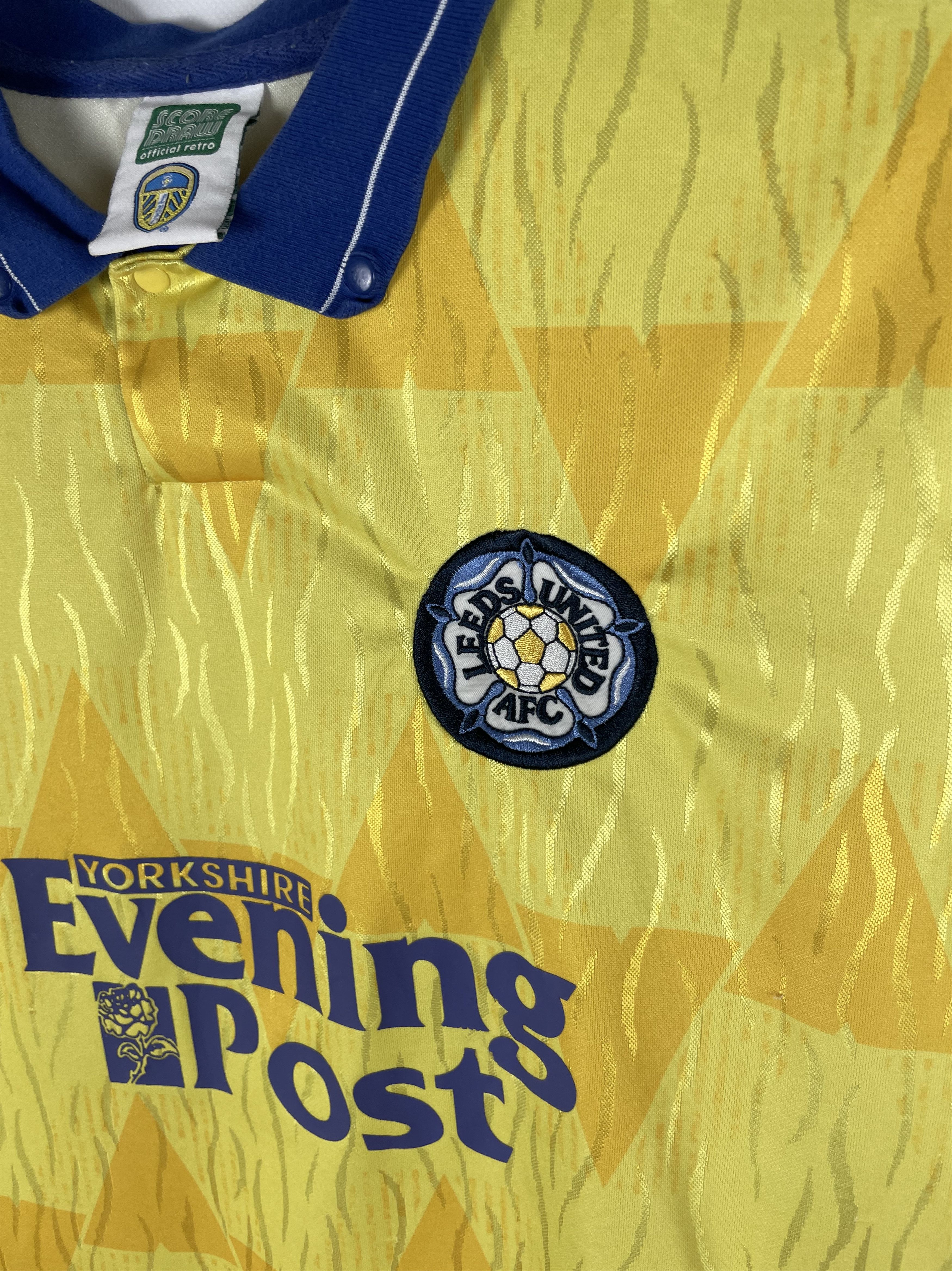 Vintage LEEDS UNITED SCORE DRAW VINTAGE 90S Size US XL / EU 56 / 4 - 6 Thumbnail