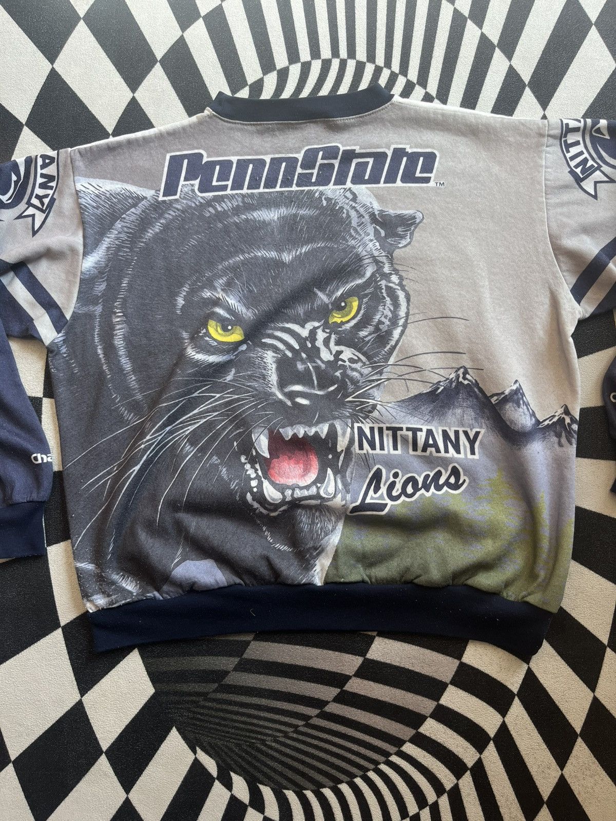 Vintage Vintage PENN STATE NITTANY LIONS Chaik Line 80’s-90’s Tshirt Size US XL / EU 56 / 4 - 9 Thumbnail